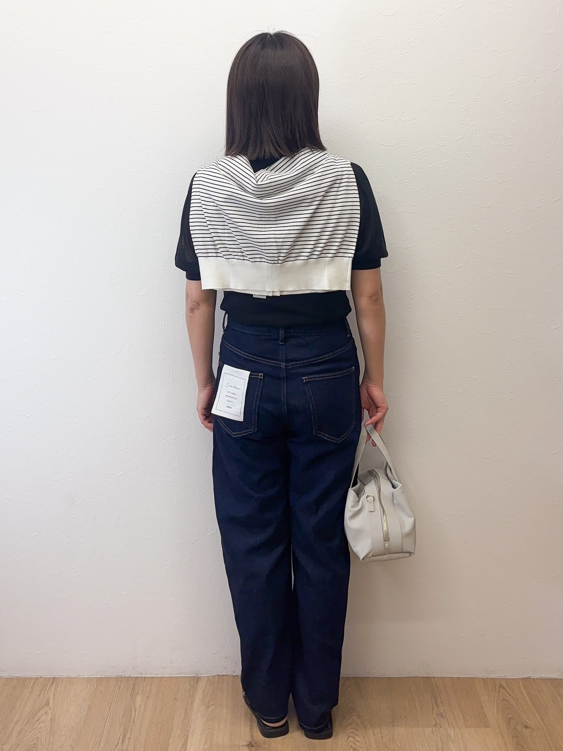 Takeさんの「OPAQUE.CLIP｜【遮熱／UVケア】外気の熱を感じにくい！クルーネックカーディガン《洗濯機OK／抗ピリング／6col》」を使ったコーディネート