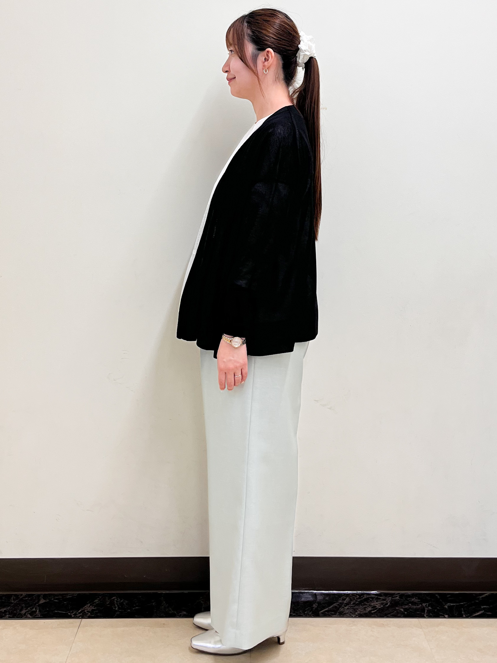 mikikoさんの「Reflect｜【冷房対策に◎】すっきり見え着流しカーディガン」を使ったコーディネート