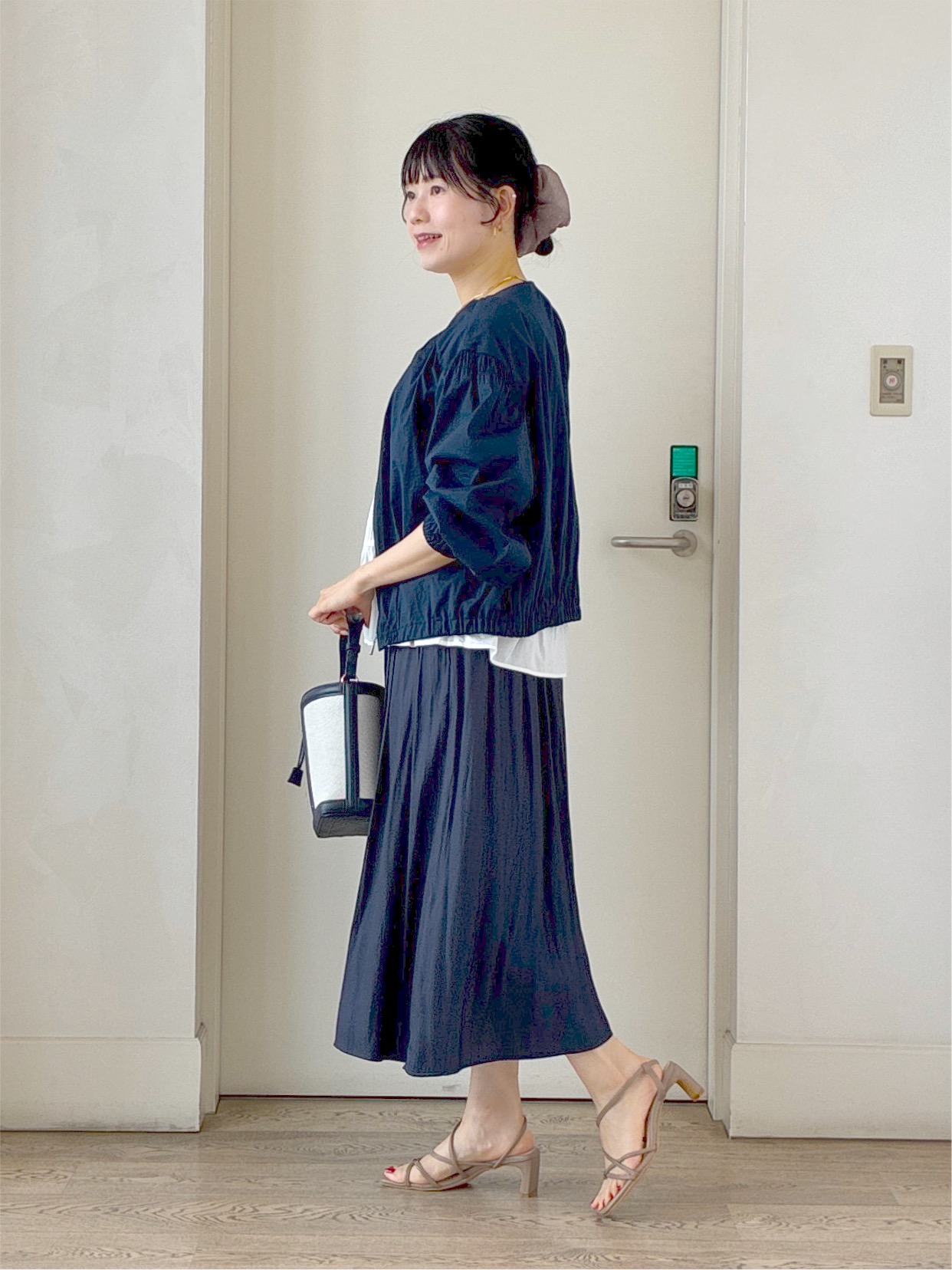  beni_gingerさんの「Reflect｜【手洗い可】ピンタックレースブラウス」を使ったコーディネート