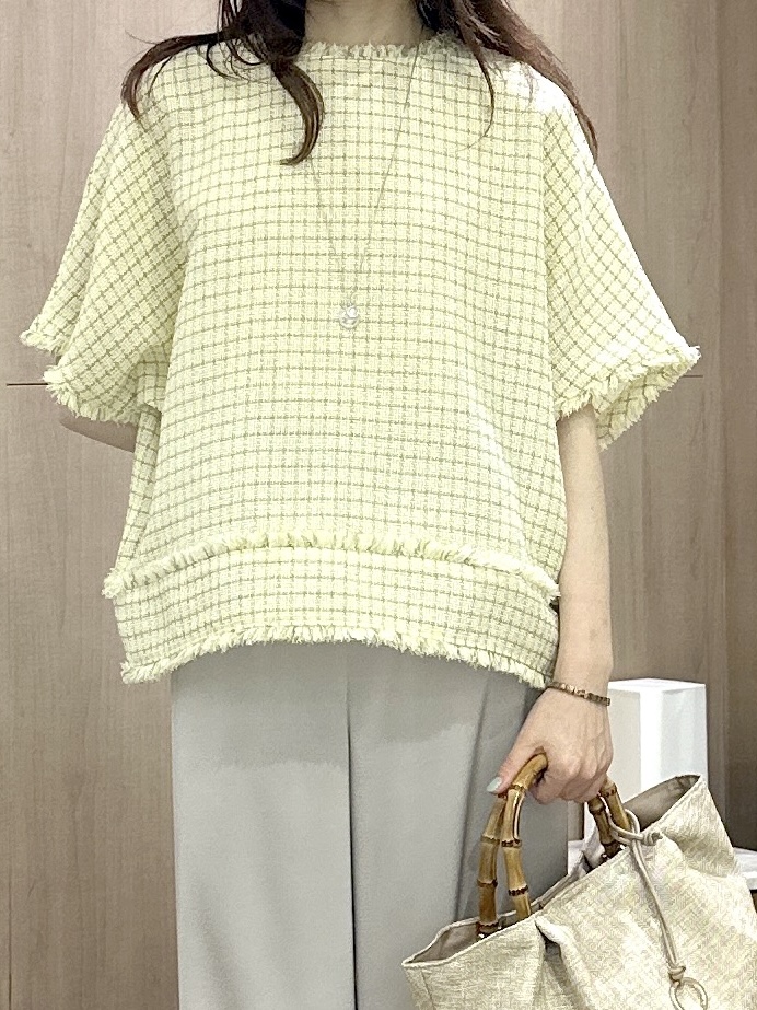Miwaさんの「UNTITLED｜【接触冷感/吸水速乾】サテンワイドパンツ」を使ったコーディネート