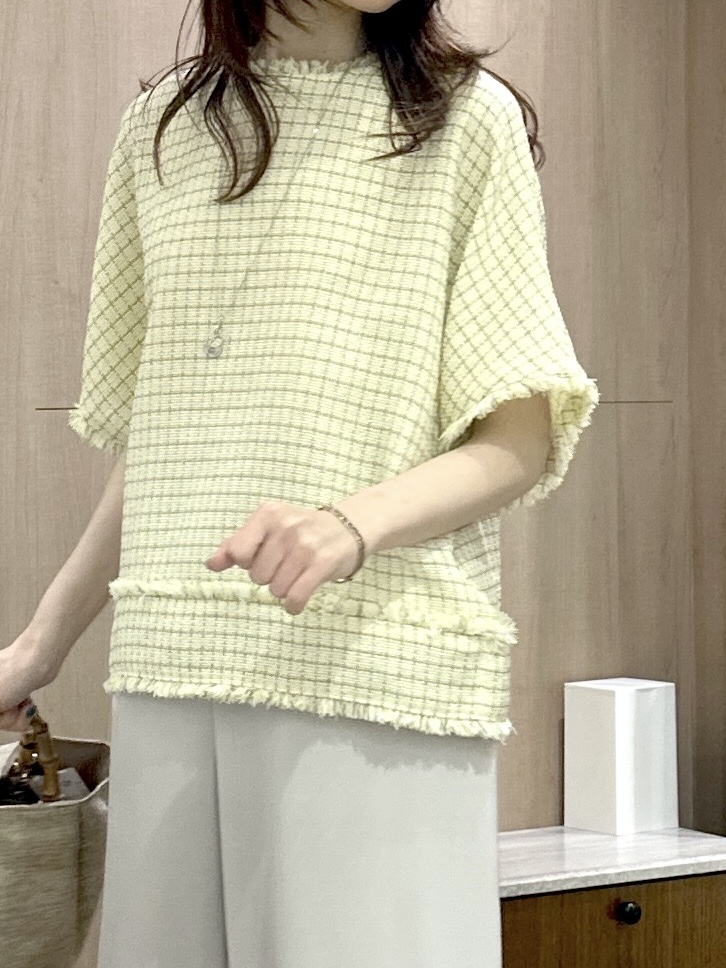 Miwaさんの「UNTITLED｜【接触冷感/吸水速乾】サテンワイドパンツ」を使ったコーディネート