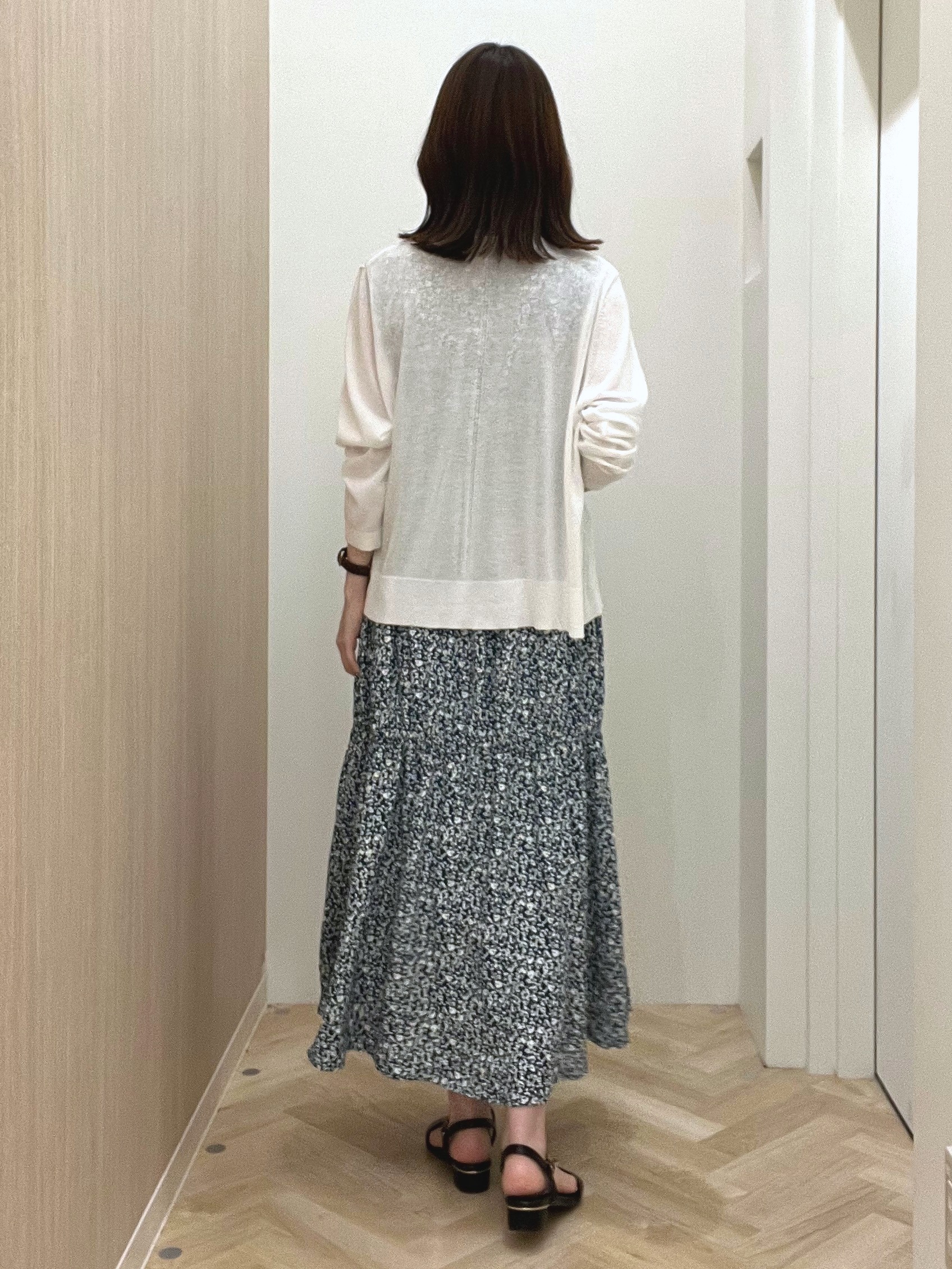  おまつさんの「grove｜高評価！【接触冷感／UVカットetc】ベーシックショートカーディガン」を使ったコーディネート