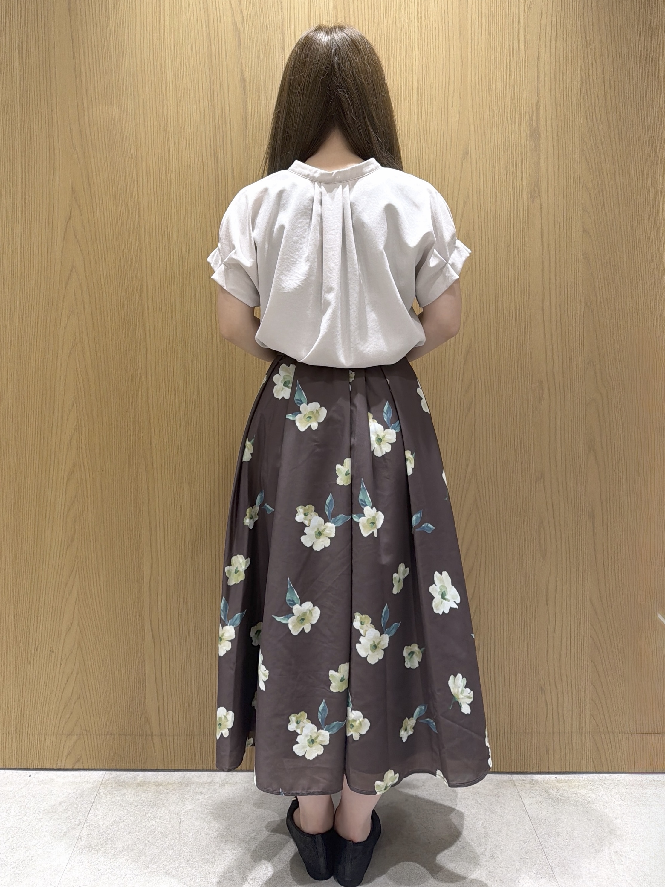 aiさんの「index｜【接触冷感／吸水速乾】タックスキッパーブラウス《防シワ／イージーアイロン／洗濯機OK／9col》」を使ったコーディネート