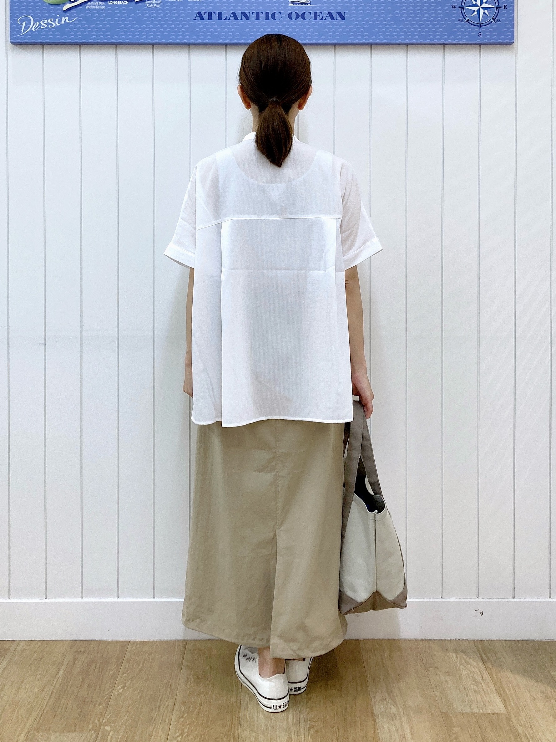 yoshiさんの「Dessin｜【高通気/セットアップ可】ドロストシャツ」を使ったコーディネート
