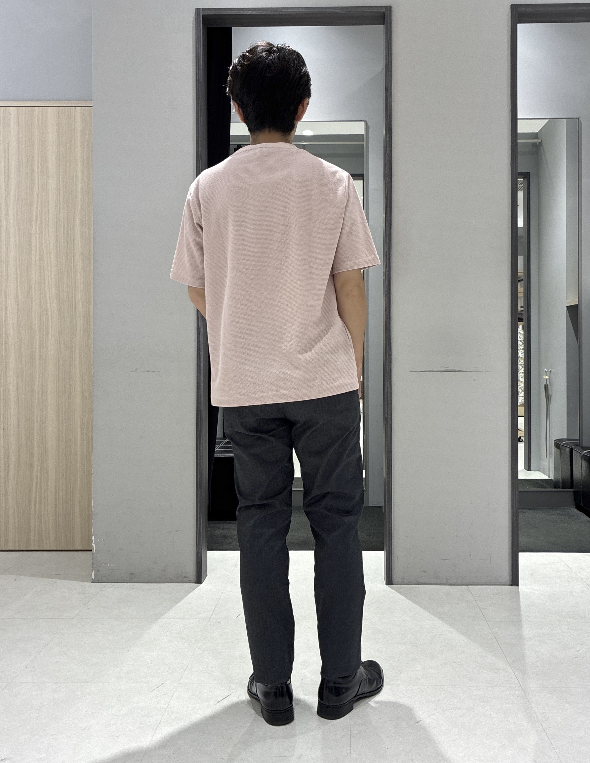 わいずみさんの「TAKEO KIKUCHI｜【抗菌防臭】COOL DOTS（R）ドビープリント ジャケット」を使ったコーディネート