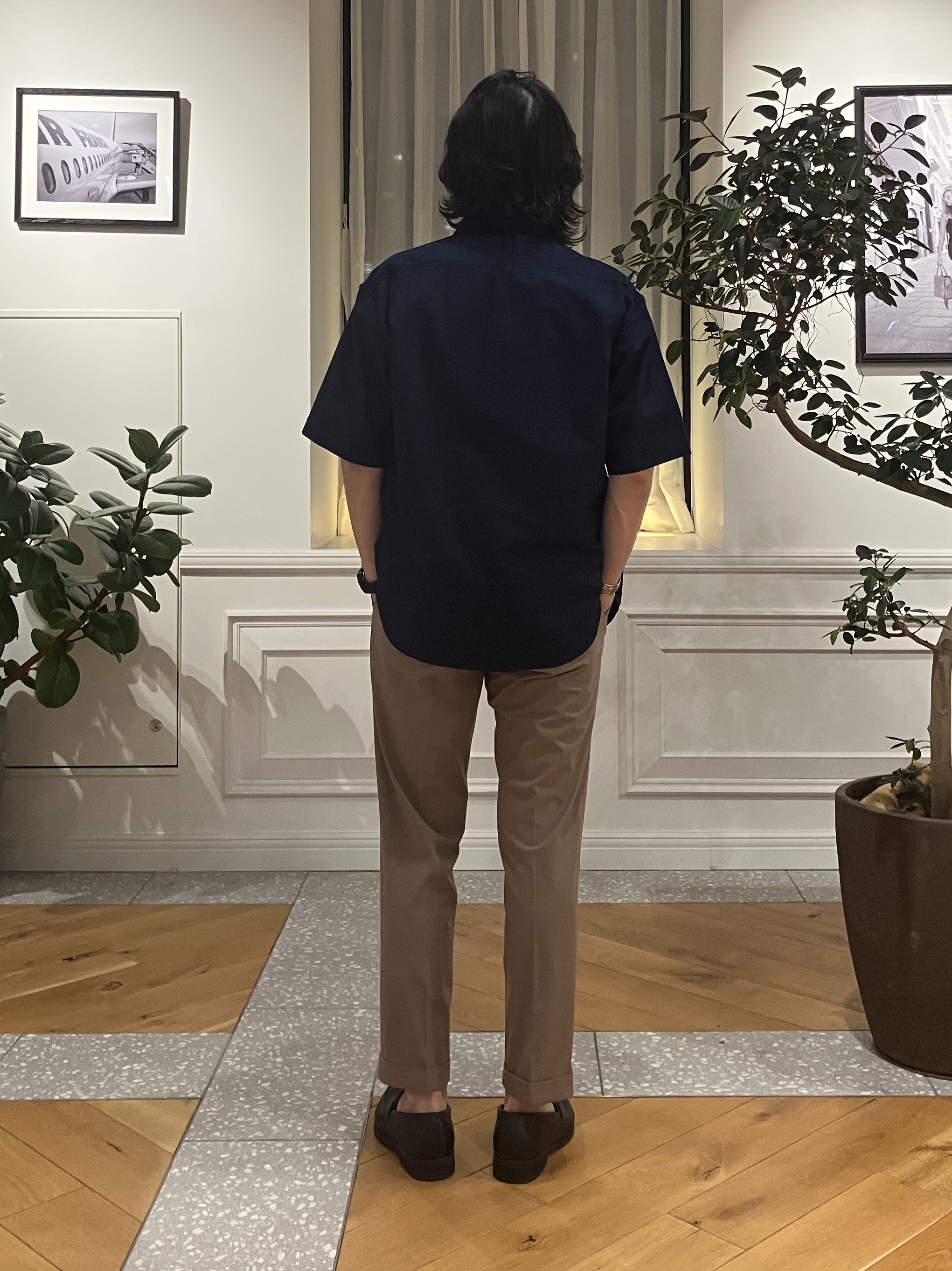 junyaさんの「DRESSTERIOR｜ナイトエンブロイ オックスシャツ」を使ったコーディネート