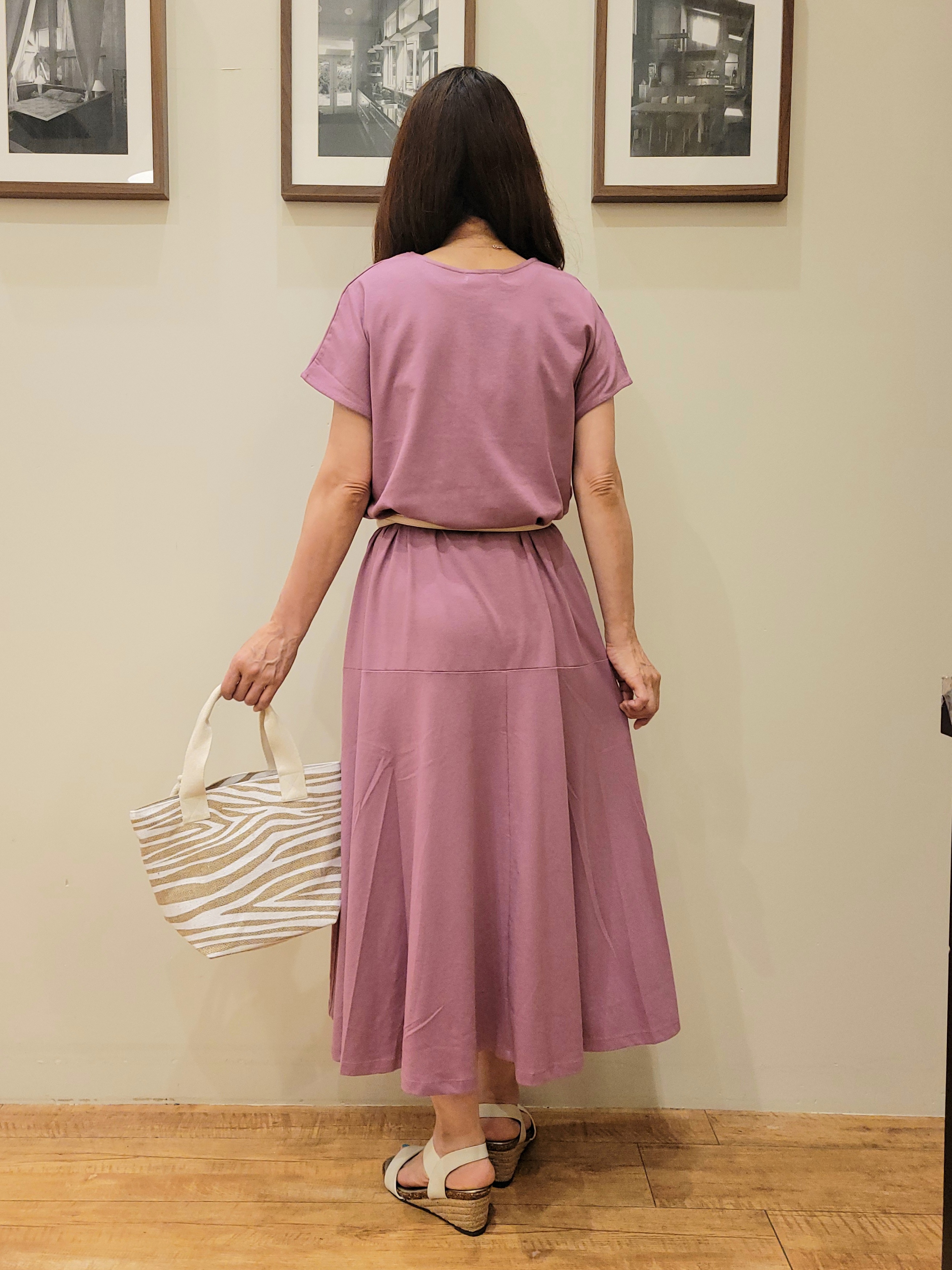 ユウさんの「SHOO･LA･RUE｜片手ではけるサンダル　シューダル26SS」を使ったコーディネート