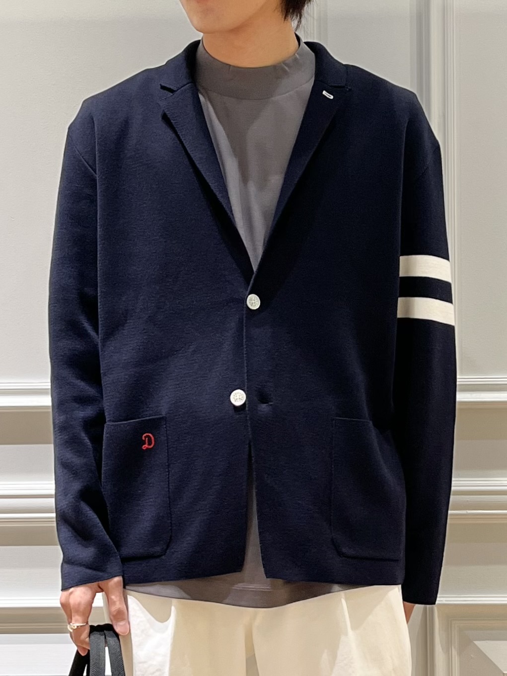 Watanabeさんの「DRESSTERIOR｜【ウォッシャブル】スプリング ニットジャケット」を使ったコーディネート