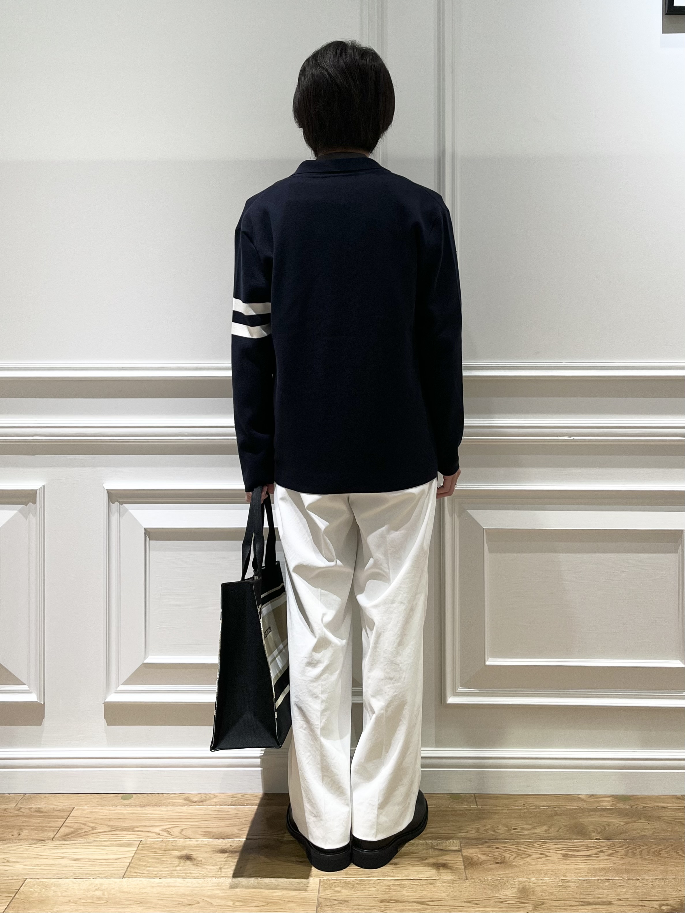 Watanabeさんの「DRESSTERIOR｜【ウォッシャブル】スプリング ニットジャケット」を使ったコーディネート