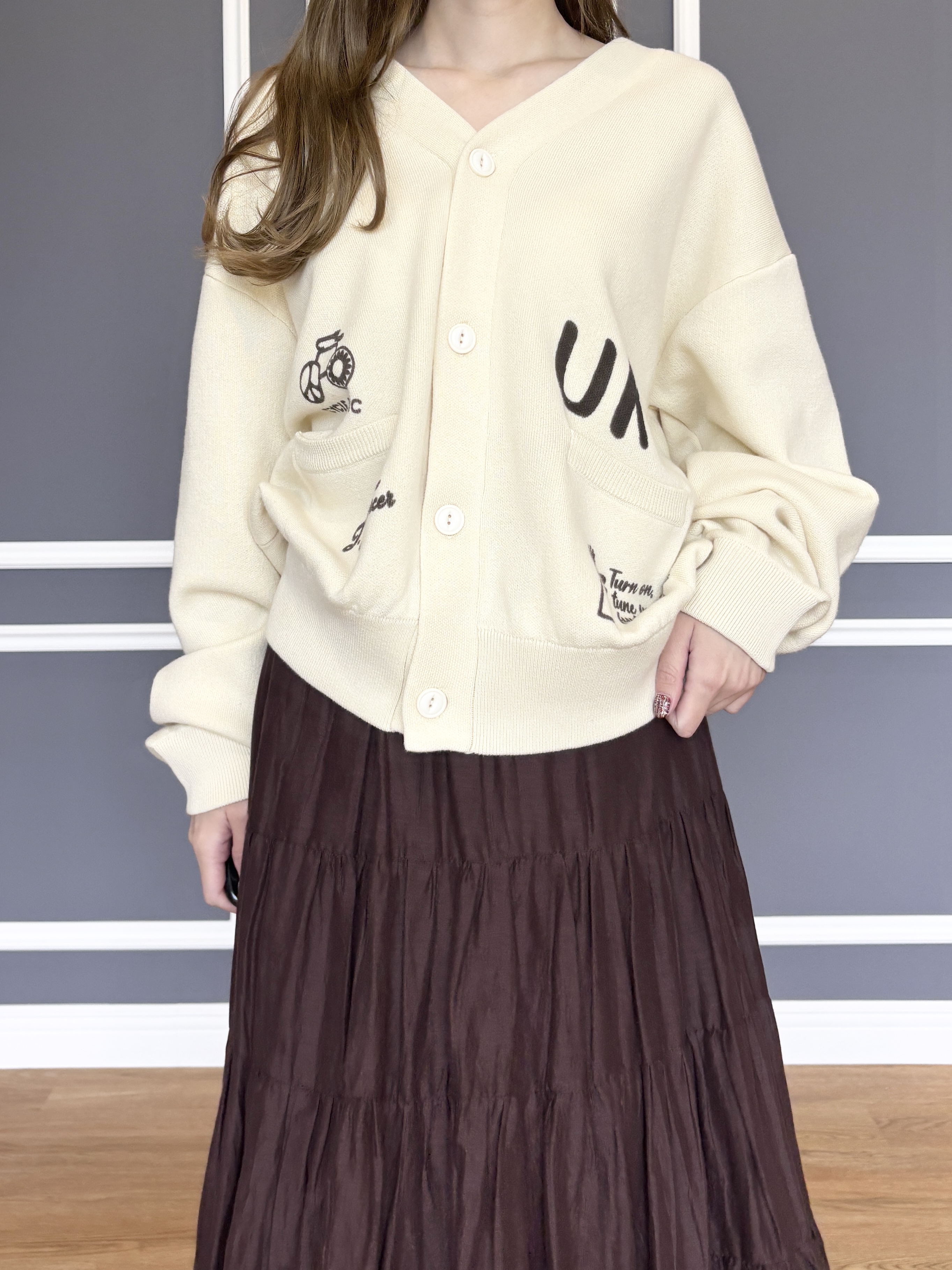 清水夏姫さんの「DRESSTERIOR｜【再入荷】コットンボイルティアードスカート」を使ったコーディネート