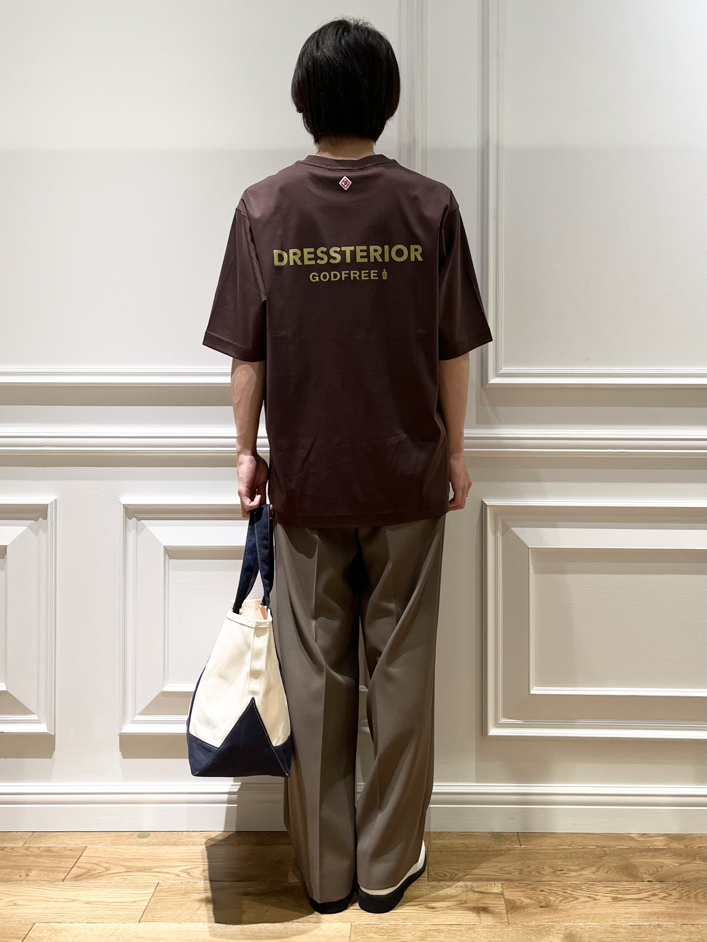 Watanabeさんの「DRESSTERIOR｜【接触冷感／抗菌防臭／消臭】ICE CLEAR COTTON オーバーフィットTシャツ」を使ったコーディネート