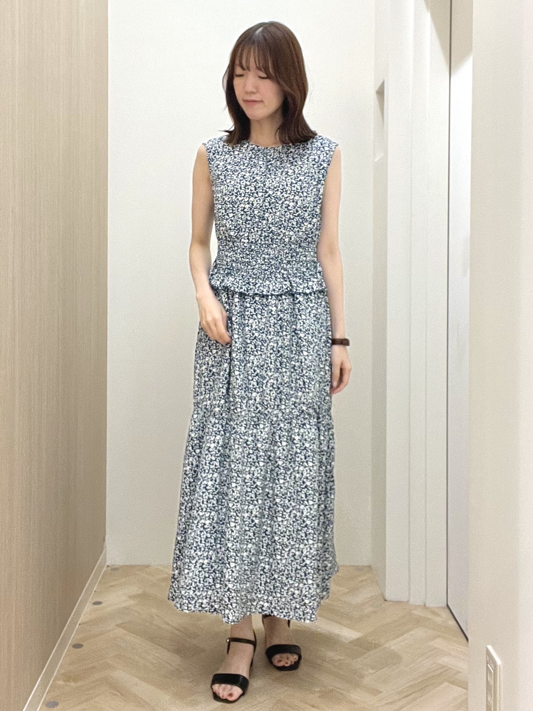  おまつさんの「grove｜高評価！【接触冷感／UVカットetc】ベーシックショートカーディガン」を使ったコーディネート