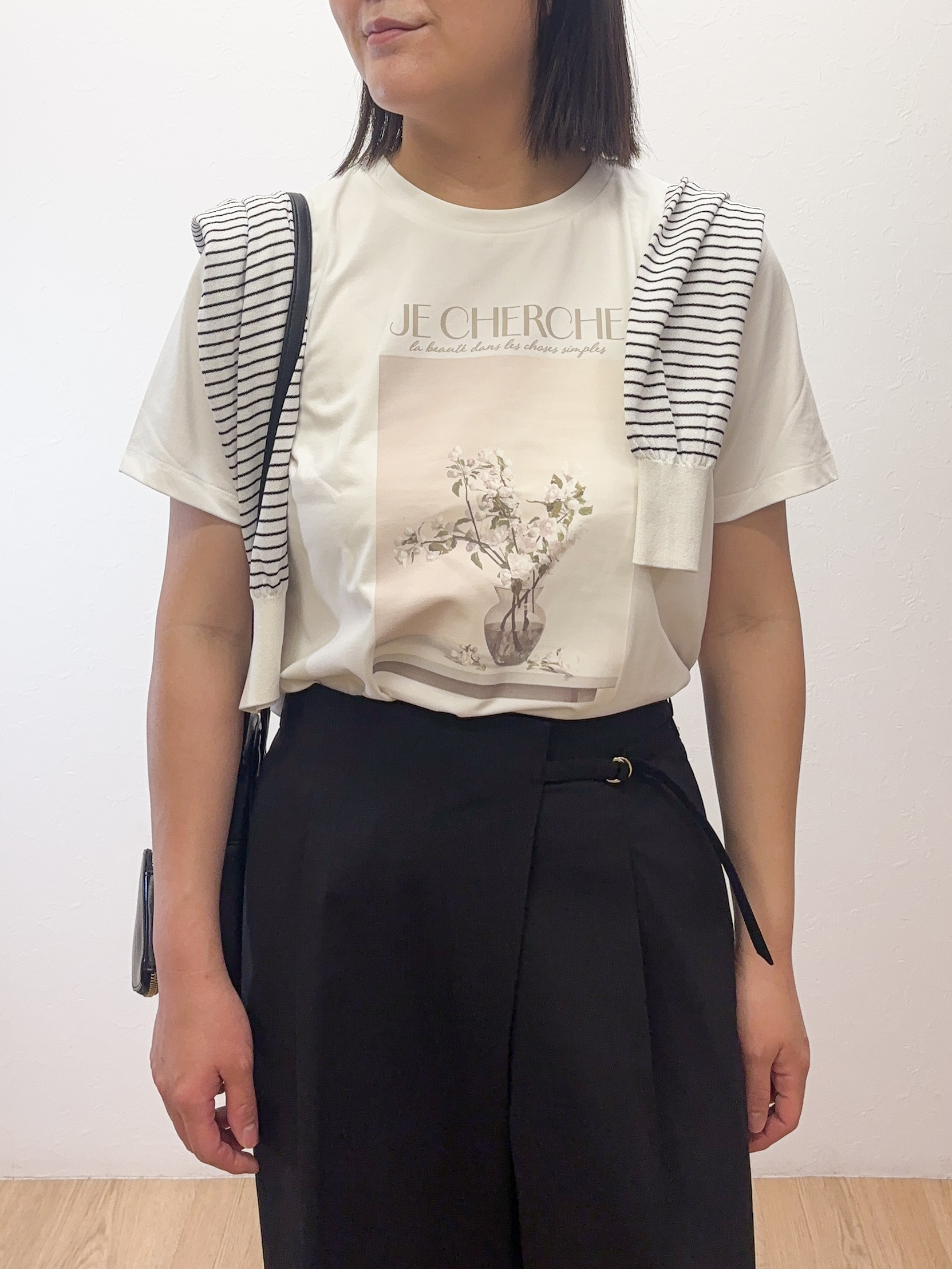 Takeさんの「OPAQUE.CLIP｜【遮熱／UVケア】外気の熱を感じにくい！クルーネックカーディガン《洗濯機OK／抗ピリング／6col》」を使ったコーディネート