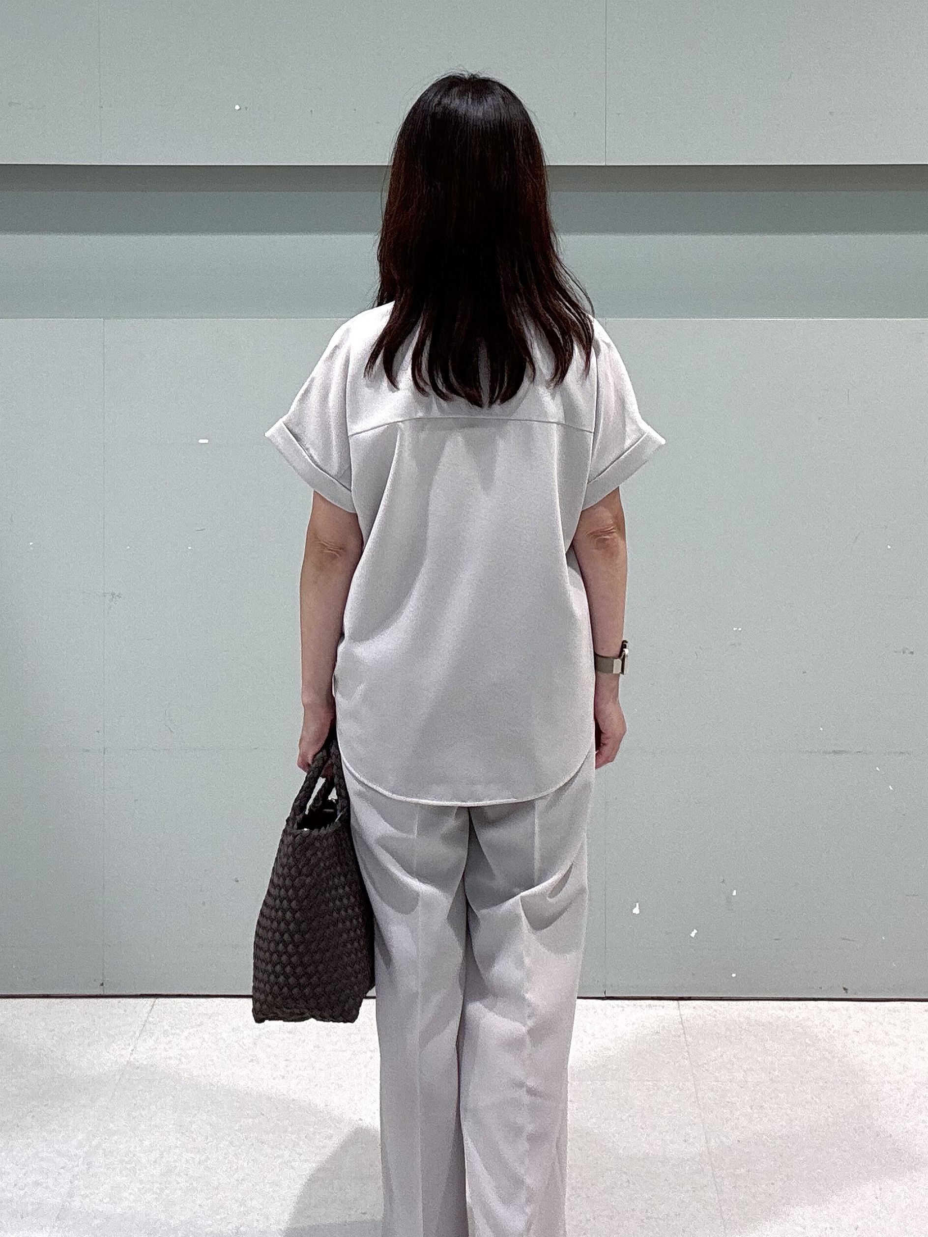 makiさんの「UNTITLED｜【セットアップ可/通気性/UVカット】エアリークールブラウス」を使ったコーディネート