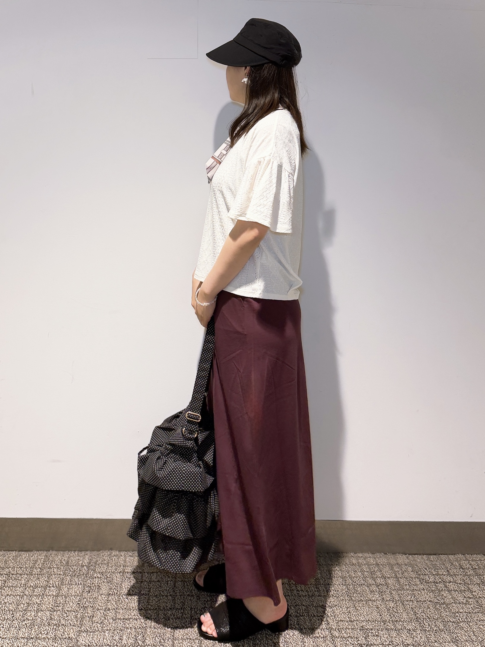 みーさんの「grove｜アイレットレースカットソー」を使ったコーディネート