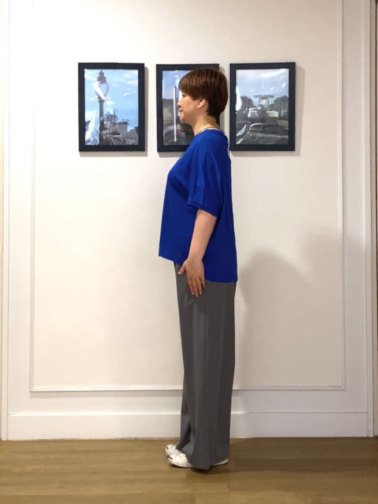 Hiroさんの「Dessin｜【汗シミ防止/UVカット】ドルマンスリーブ プルオーバー」を使ったコーディネート