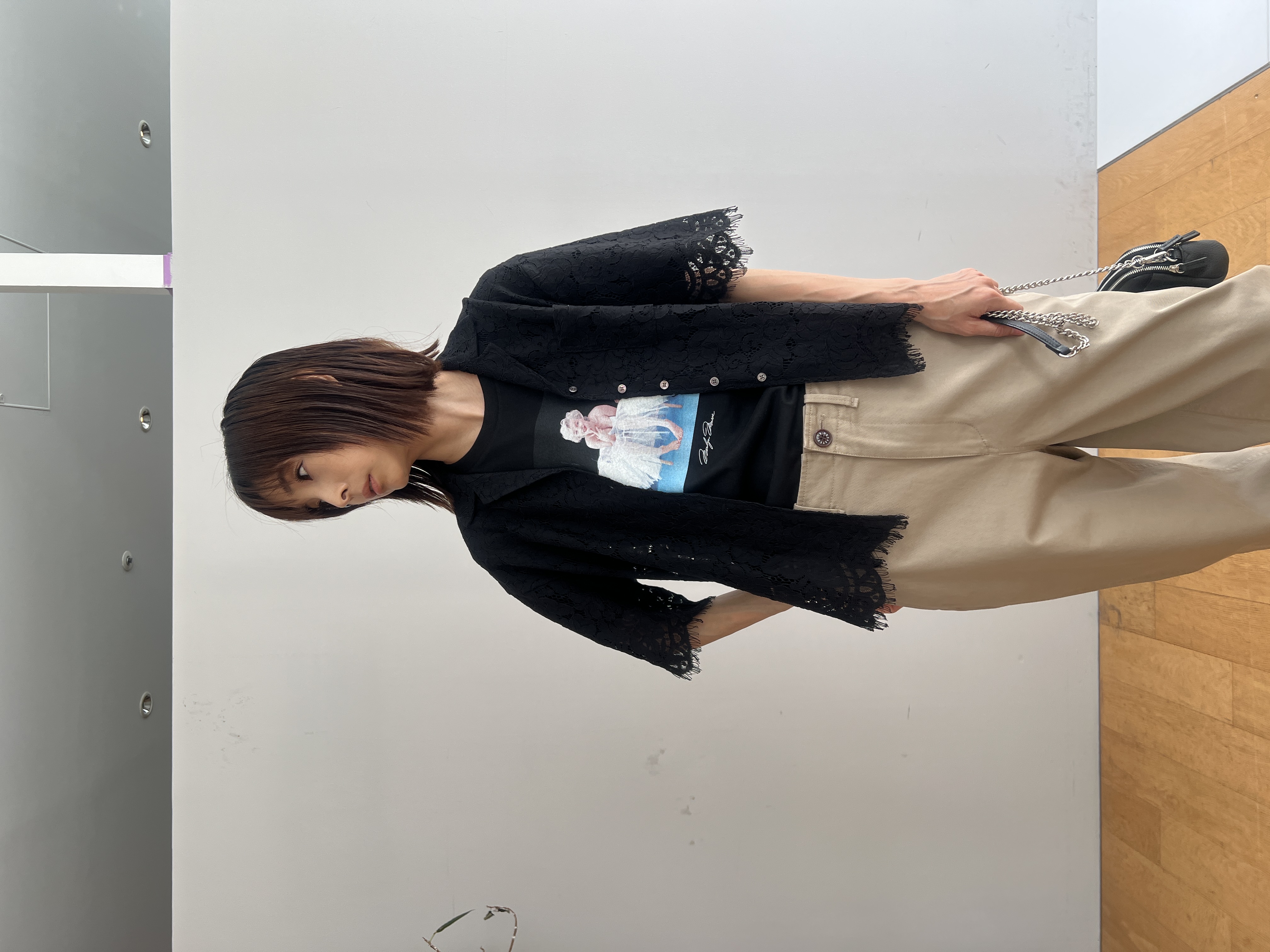 misaさんの「DRESSTERIOR｜ヴィンテージワイドチノパンツ」を使ったコーディネート