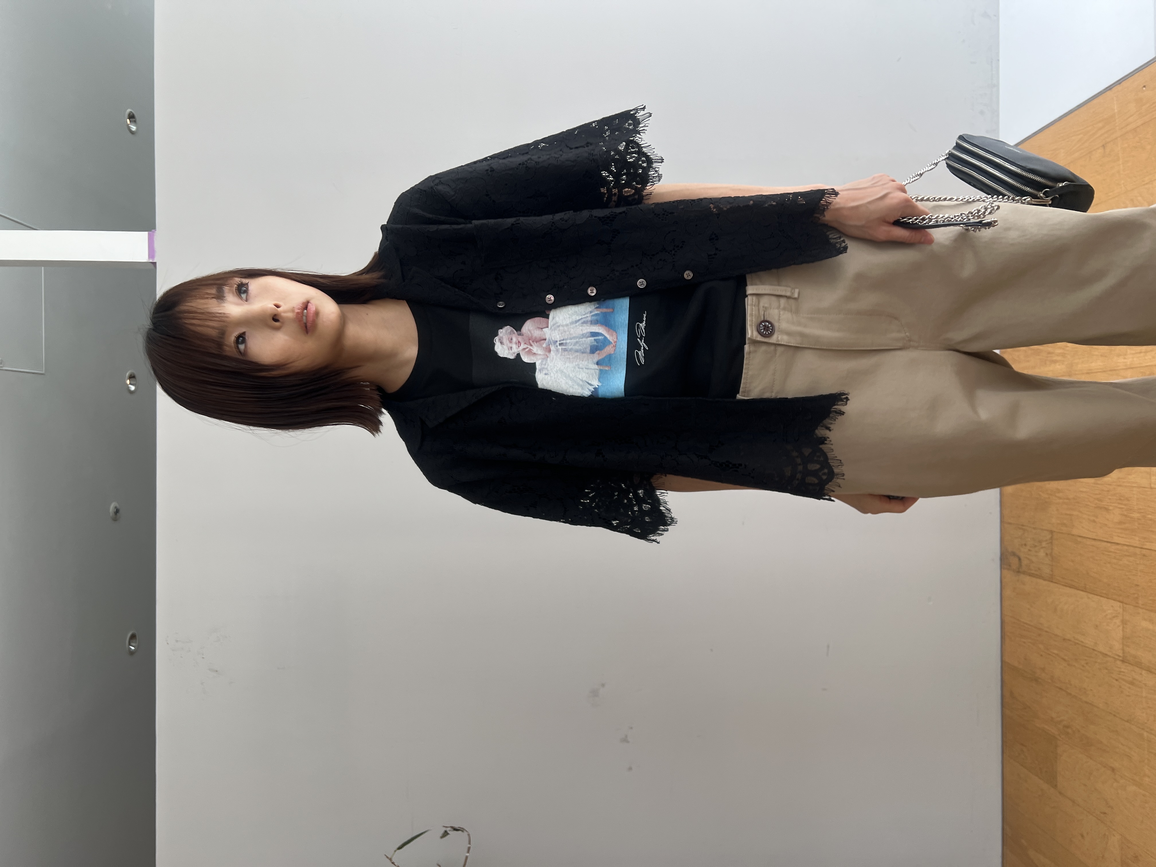 misaさんの「DRESSTERIOR｜ヴィンテージワイドチノパンツ」を使ったコーディネート