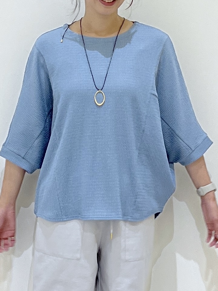 canaさんの「Dessin｜シュリンクジャージ カットソー」を使ったコーディネート