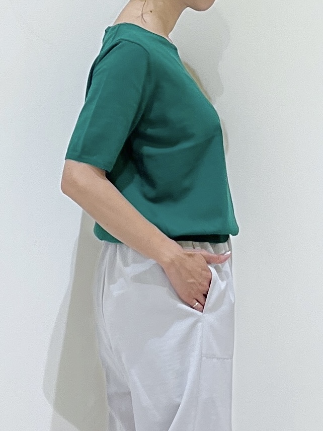 canaさんの「Dessin｜【9色展開/接触冷感/UVカット】ドライタッチサマーニットT」を使ったコーディネート