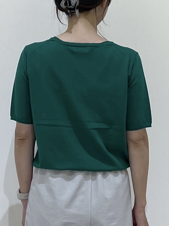 canaさんの「Dessin｜【9色展開/接触冷感/UVカット】ドライタッチサマーニットT」を使ったコーディネート