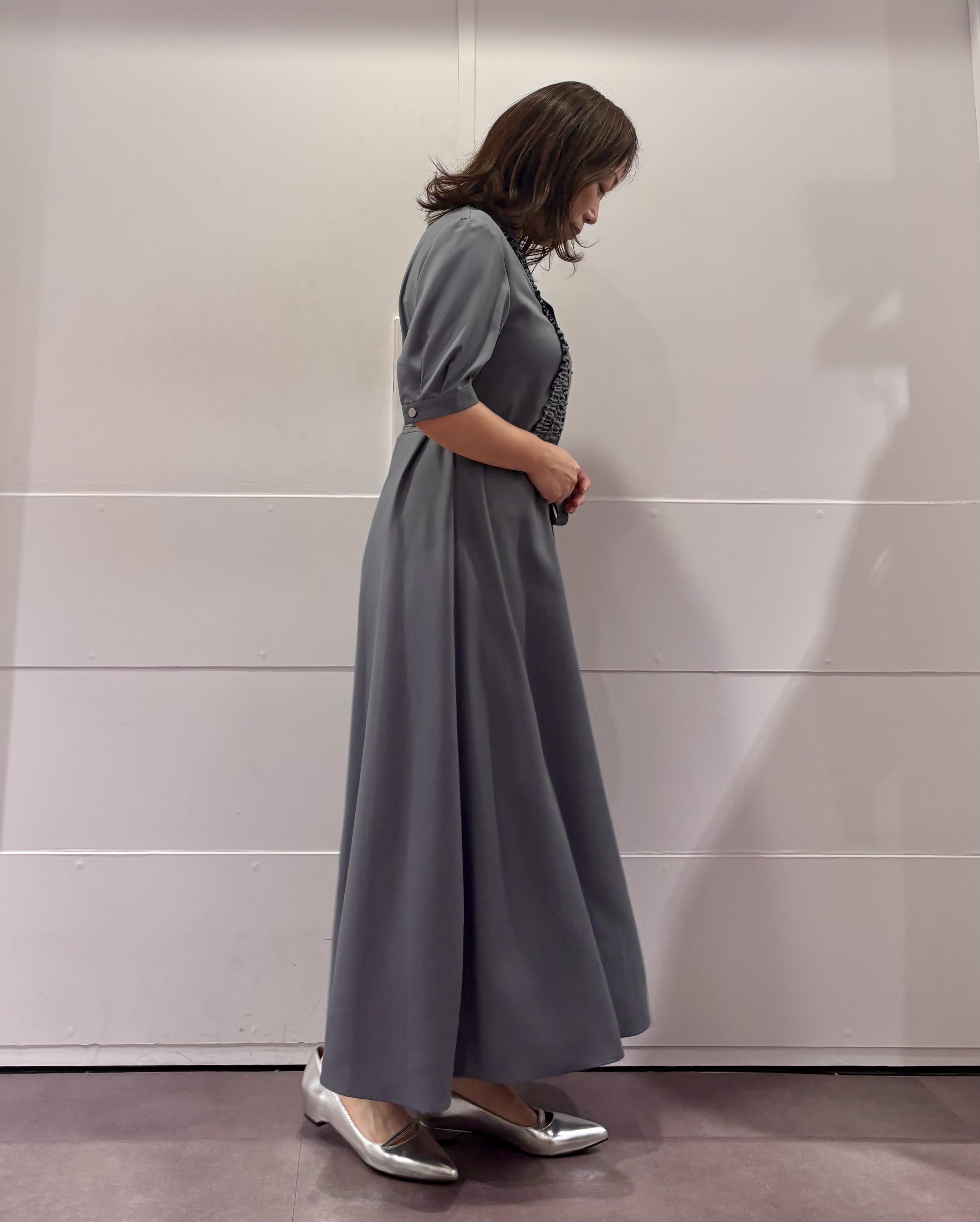 TOKOさんの「UNTITLED｜【1枚で着映え】フロントフリルワンピース」を使ったコーディネート