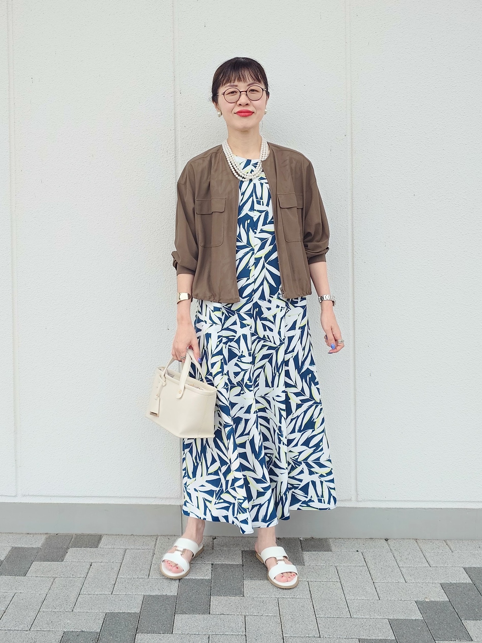 MUTSUKOさんの「UNTITLED｜【古畑星夏さん着用/洗える】シアーブルゾン」を使ったコーディネート