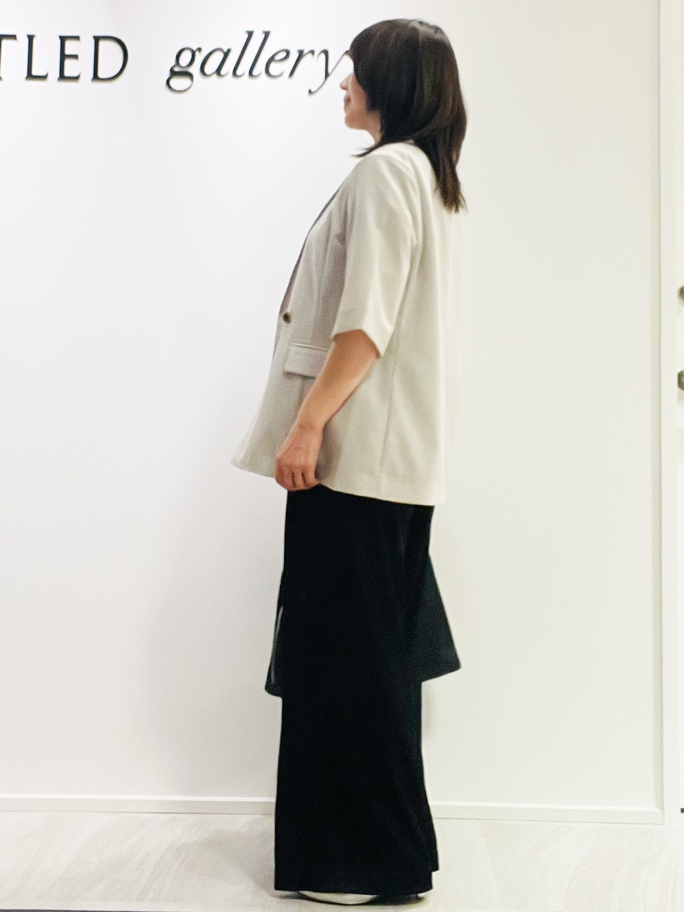 めいさんの「UNTITLED｜【セットアップ可/UVカット/通気性】エアリークール半袖ジャケット」を使ったコーディネート