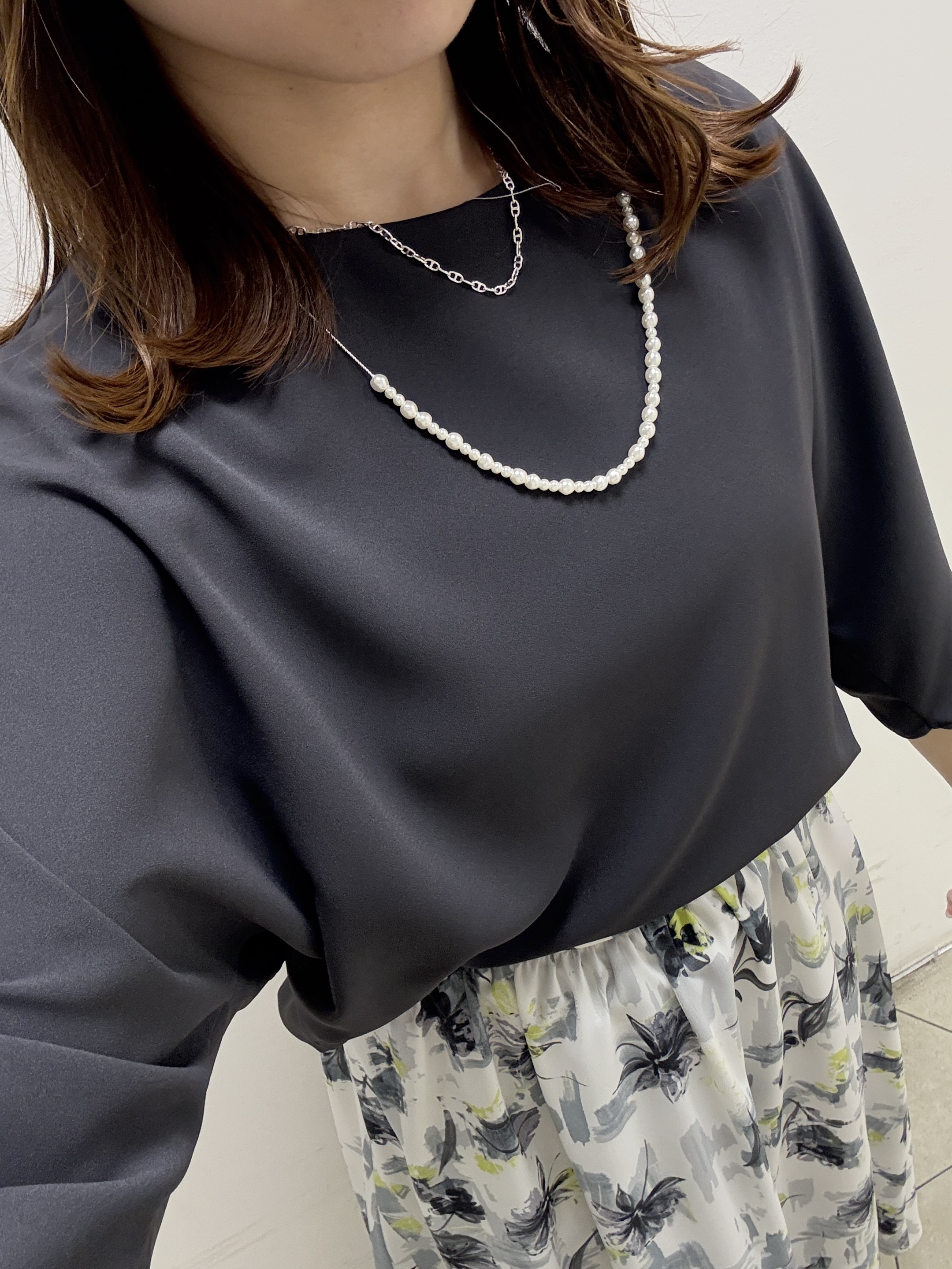 kahoさんの「INDIVI｜【接触冷感／透湿／着る日傘】ドルマントップス」を使ったコーディネート