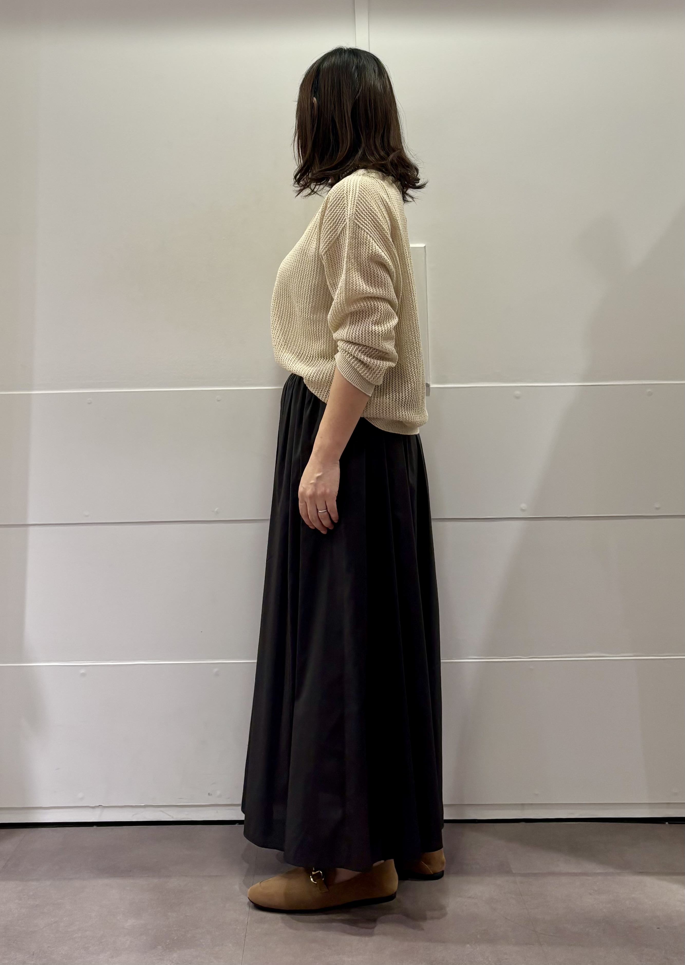 TOKOさんの「UNTITLED｜シアーメッシュニット」を使ったコーディネート