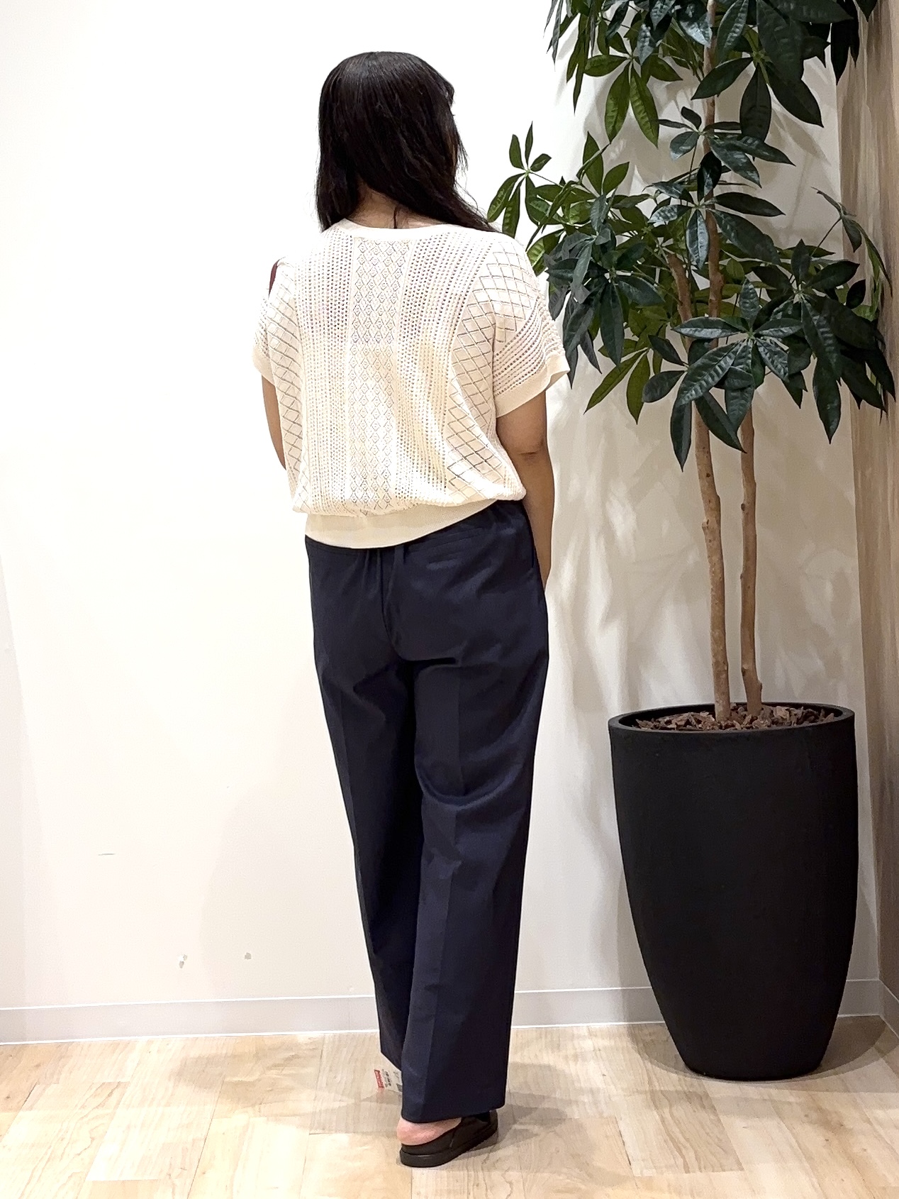 miraiさんの「grove｜【2WAY・洗える】透かし編みニットベスト」を使ったコーディネート