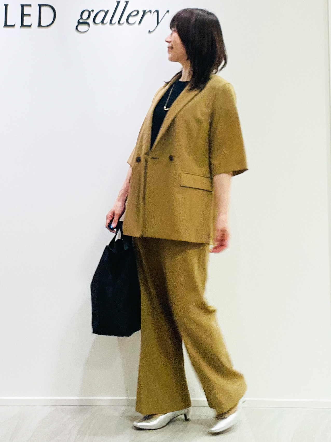 めいさんの「UNTITLED｜【セットアップ可/UVカット/通気性】エアリークール半袖ジャケット」を使ったコーディネート
