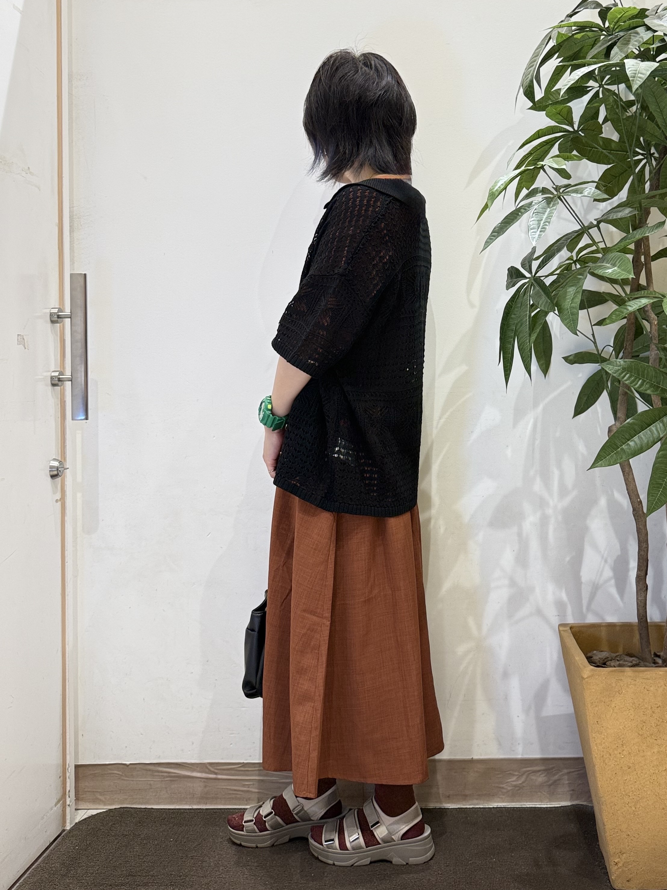 misakiさんの「SHOO･LA･RUE｜レースニットカーディガン」を使ったコーディネート