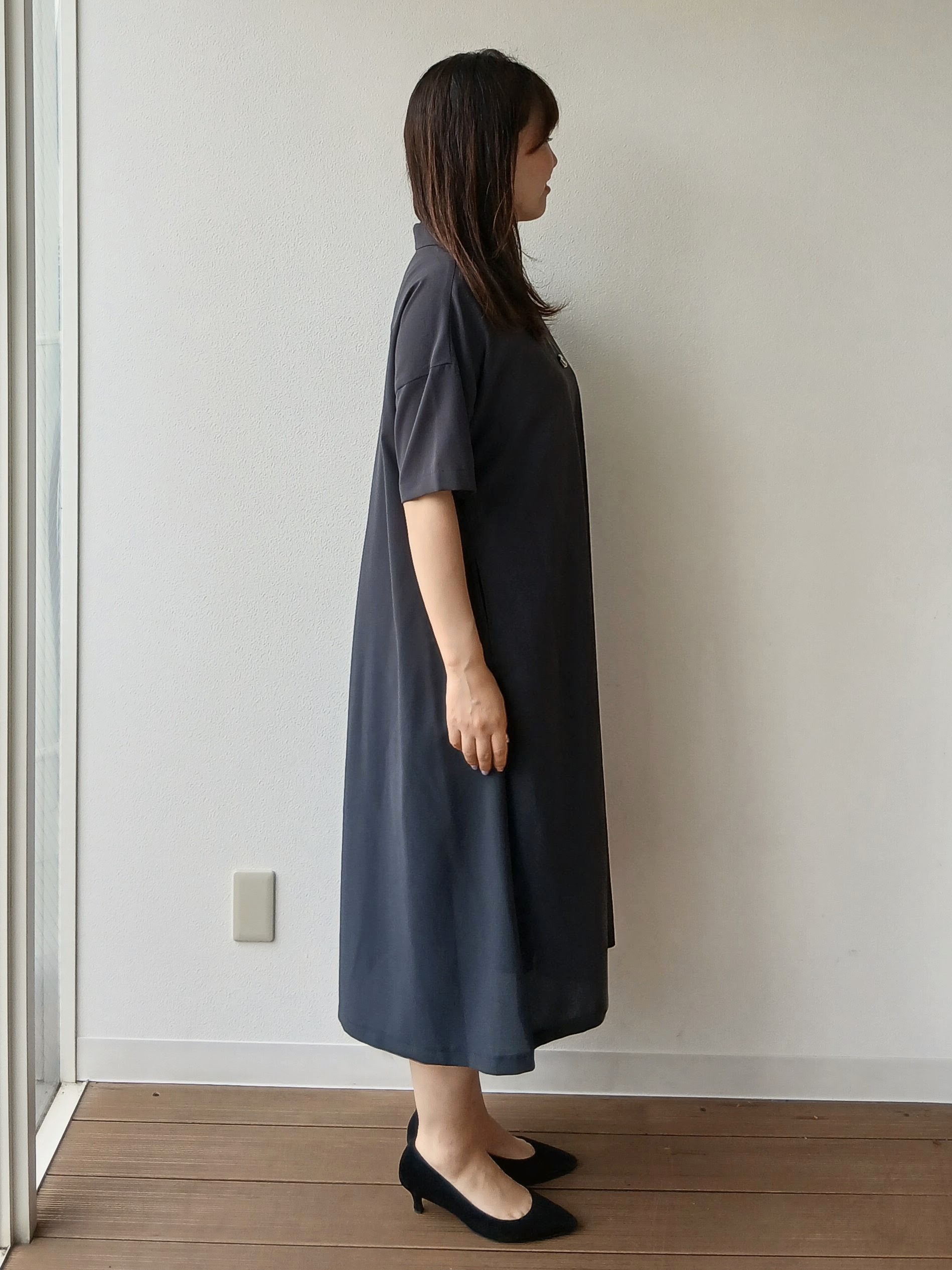 なみきさんの「UNTITLED｜【UVカット/接触冷感/通気性】エアリークールワンピース」を使ったコーディネート