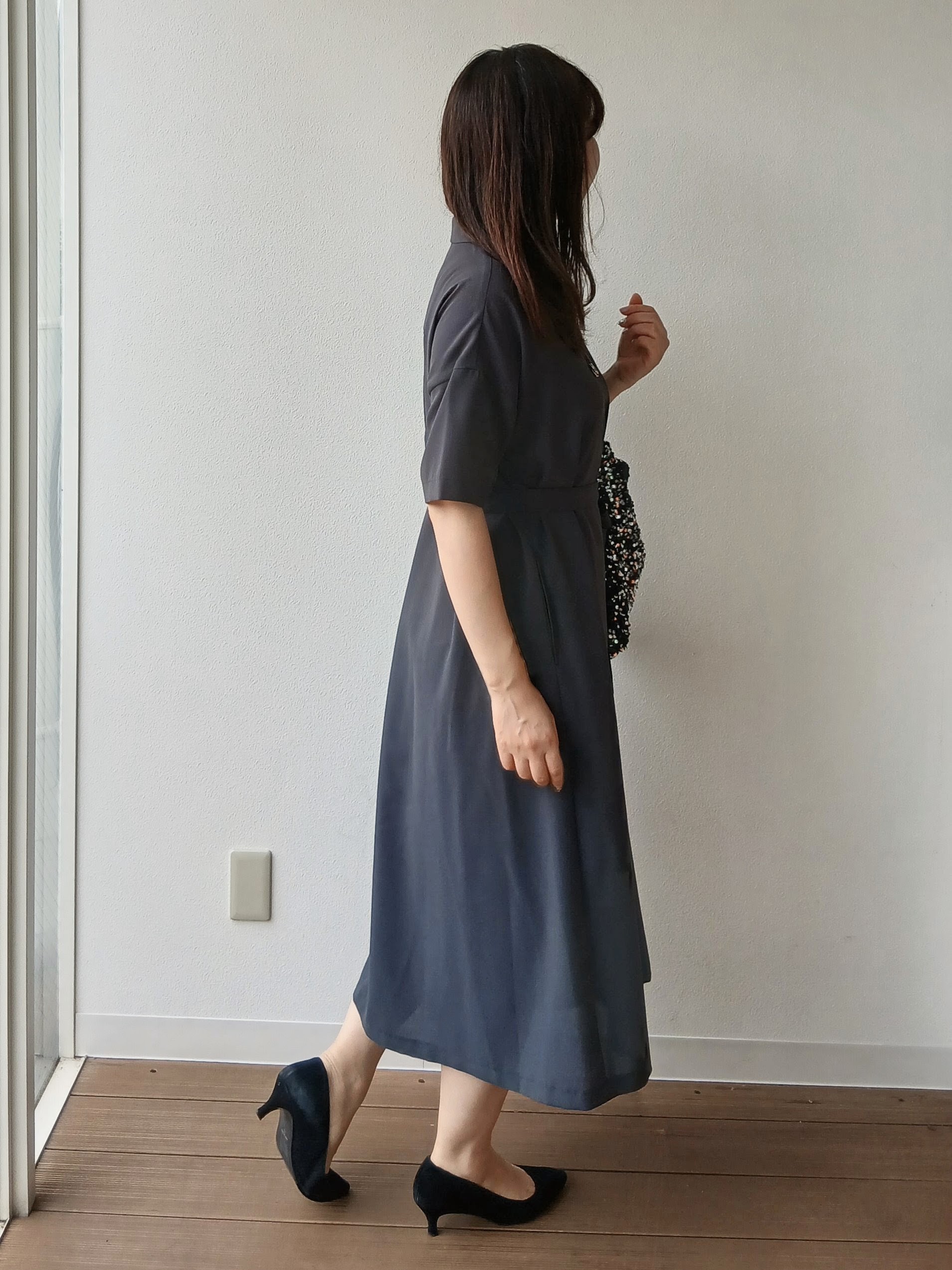 なみきさんの「UNTITLED｜【UVカット/接触冷感/通気性】エアリークールワンピース」を使ったコーディネート
