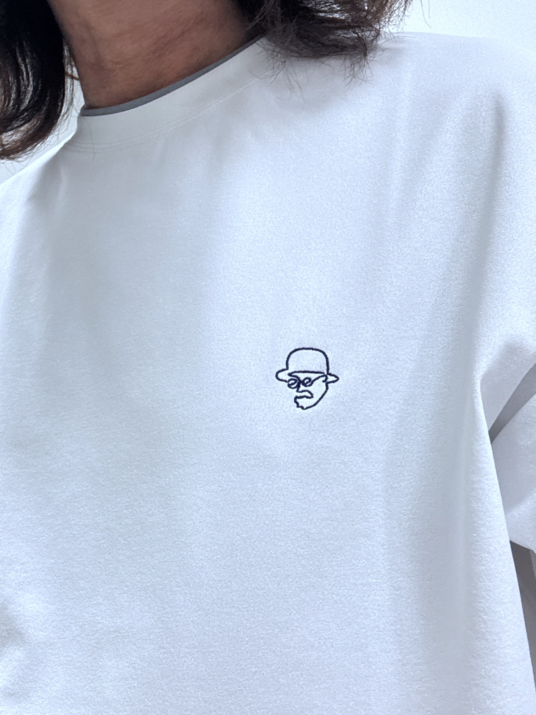 おーのさんの「TAKEO KIKUCHI｜【汗染み軽減】フェイクレイヤー ワンポイント プルオーバー」を使ったコーディネート