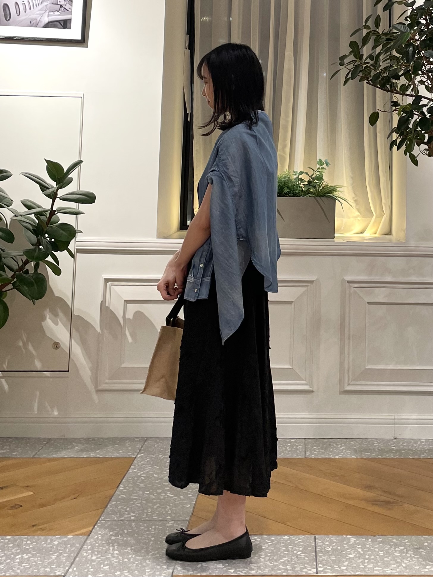 Lilyさんの「DRESSTERIOR｜【ウォッシャブル】コットン エンブロイダリードレス」を使ったコーディネート