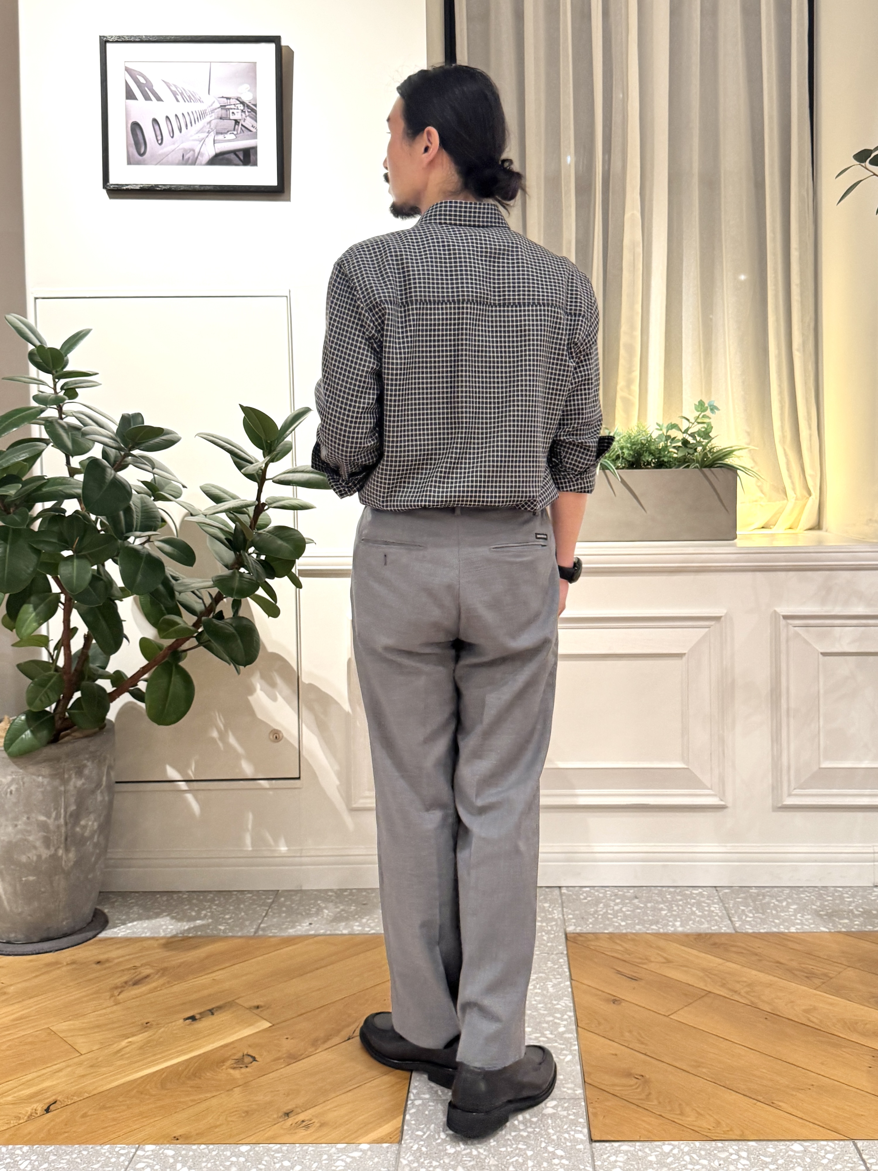 kawarataniさんの「DRESSTERIOR｜ミニチェックシャツ」を使ったコーディネート