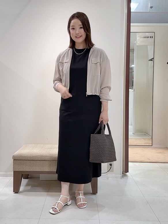 YUIさんの「UNTITLED｜【古畑星夏さん着用/洗える】シアーブルゾン」を使ったコーディネート