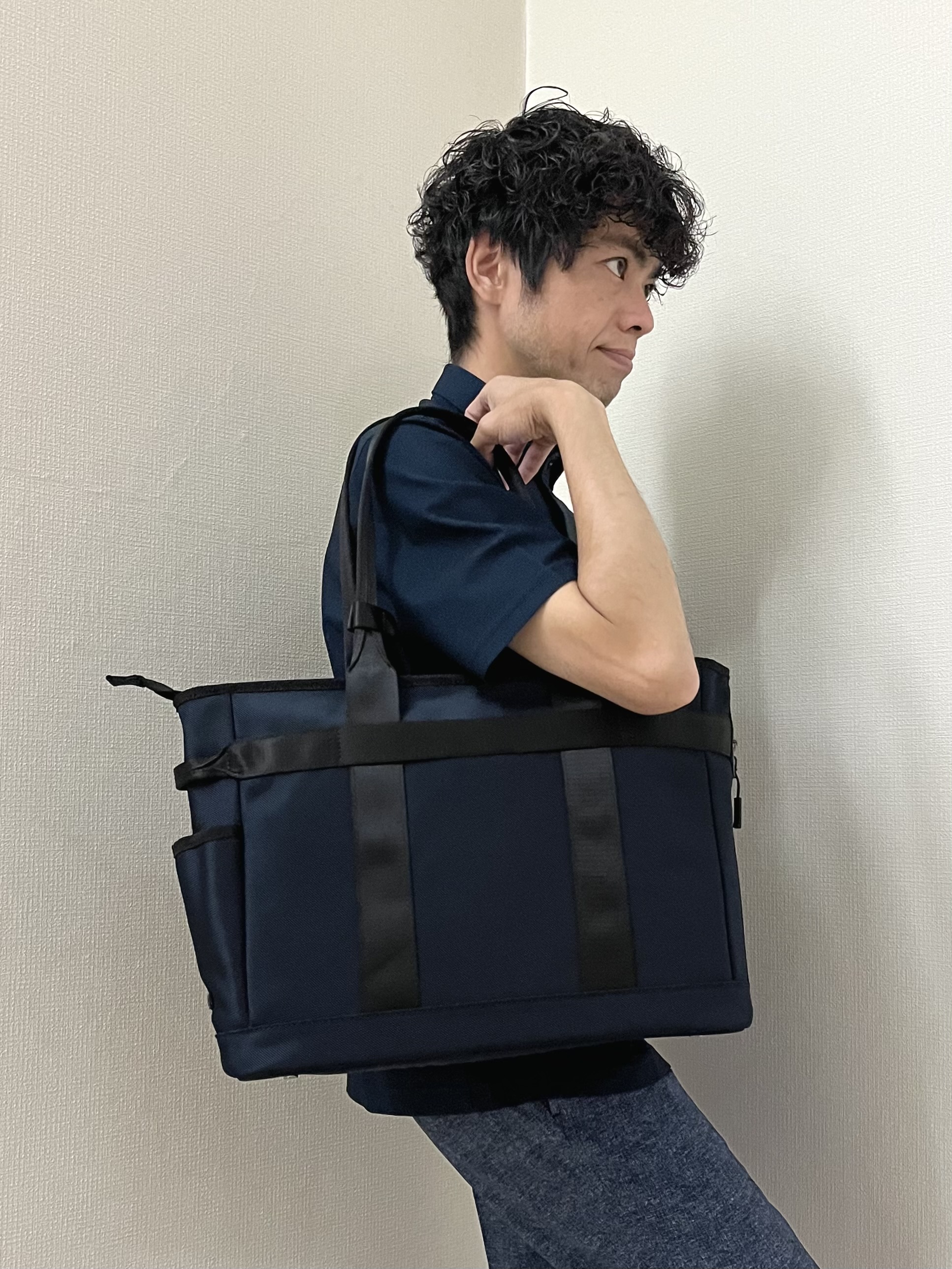 URAさんの「TAKEO KIKUCHI｜AIRTOOL ポロシャツ」を使ったコーディネート