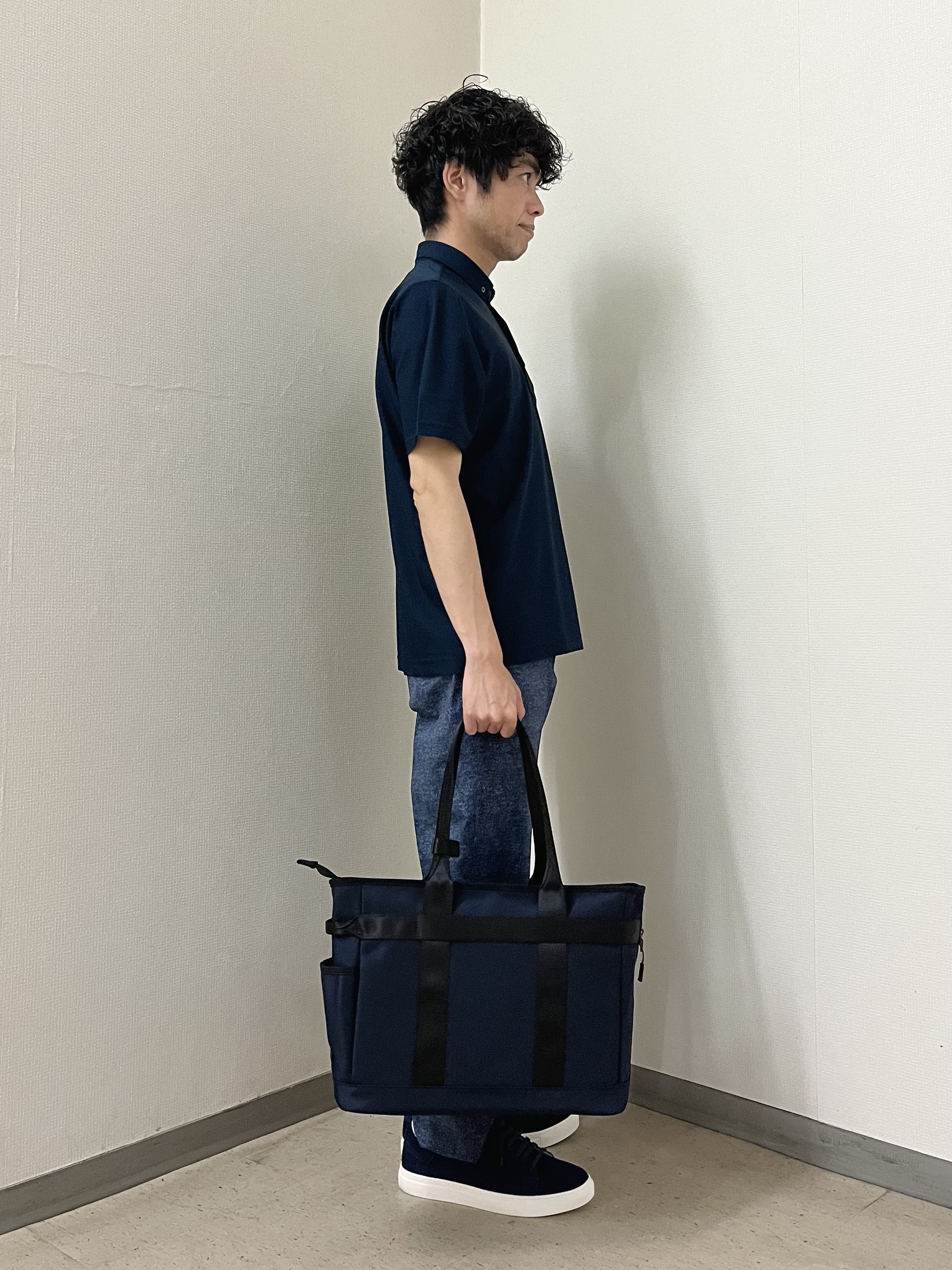 URAさんの「TAKEO KIKUCHI｜AIRTOOL ポロシャツ」を使ったコーディネート