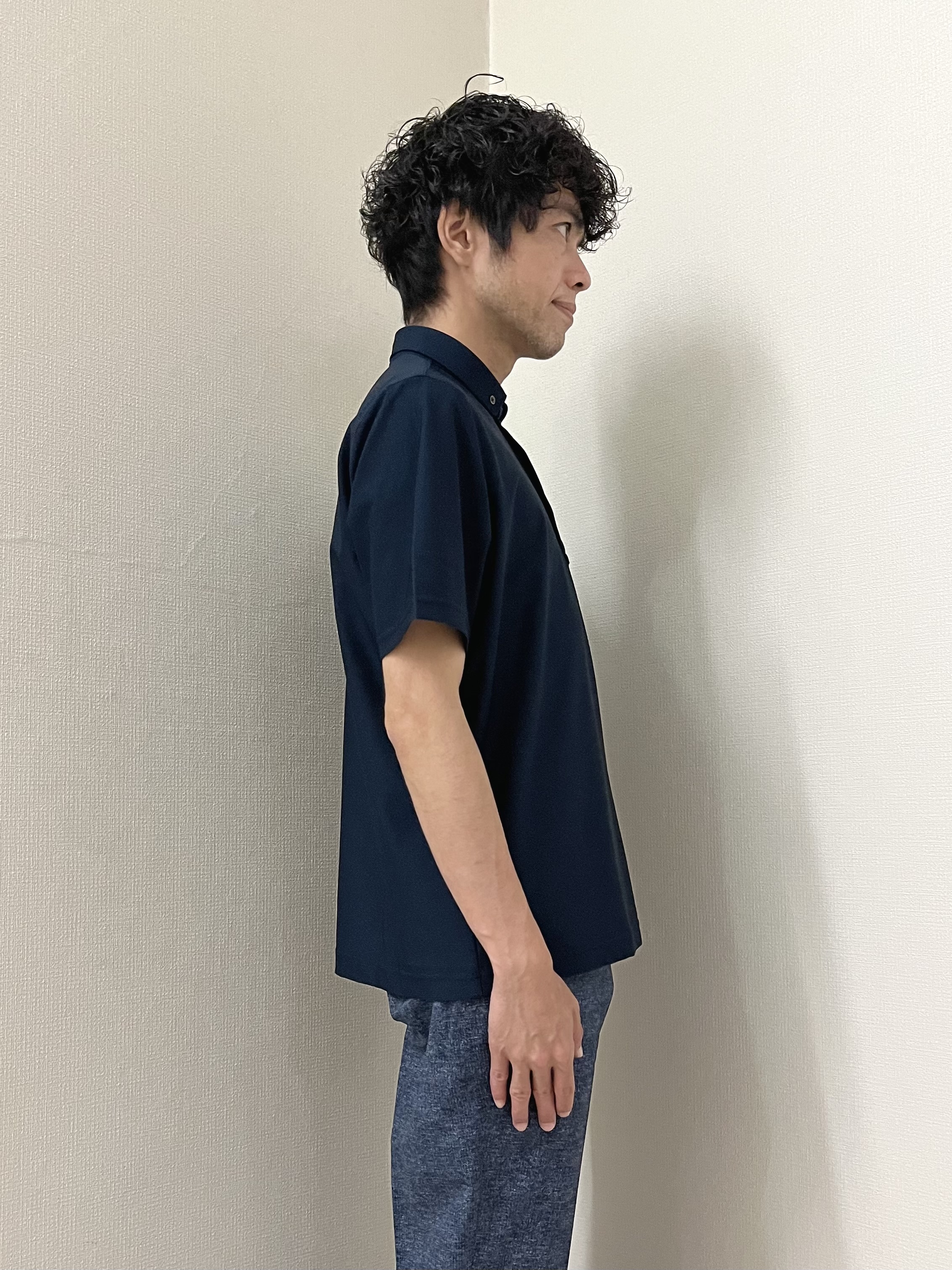 URAさんの「TAKEO KIKUCHI｜AIRTOOL ポロシャツ」を使ったコーディネート