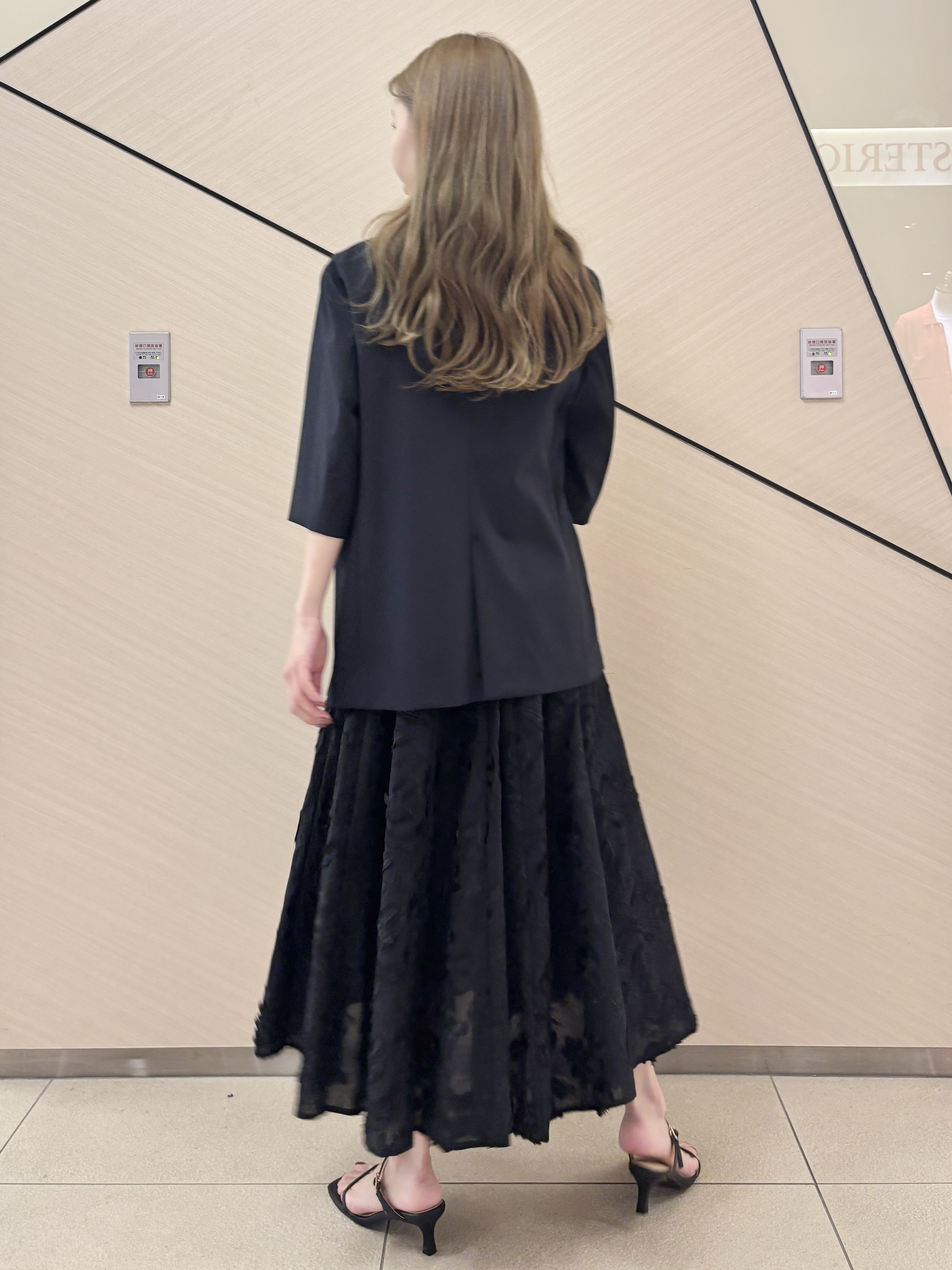清水夏姫さんの「DRESSTERIOR｜【otonaMUSE5月号掲載】スキニーベルトサンダル」を使ったコーディネート