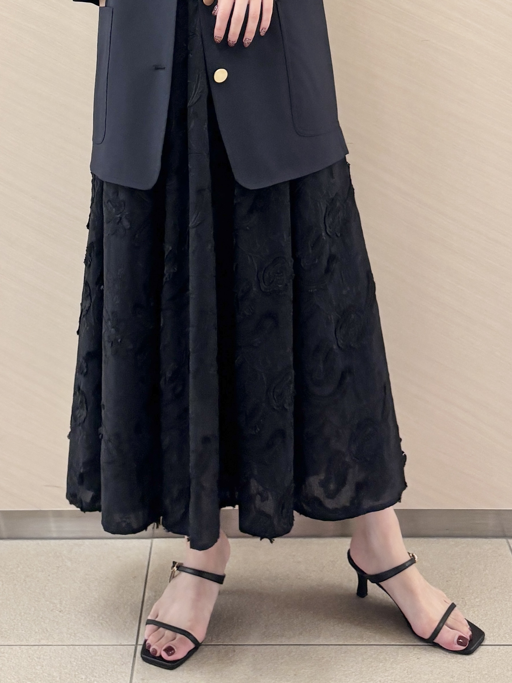 清水夏姫さんの「DRESSTERIOR｜【otonaMUSE5月号掲載】スキニーベルトサンダル」を使ったコーディネート