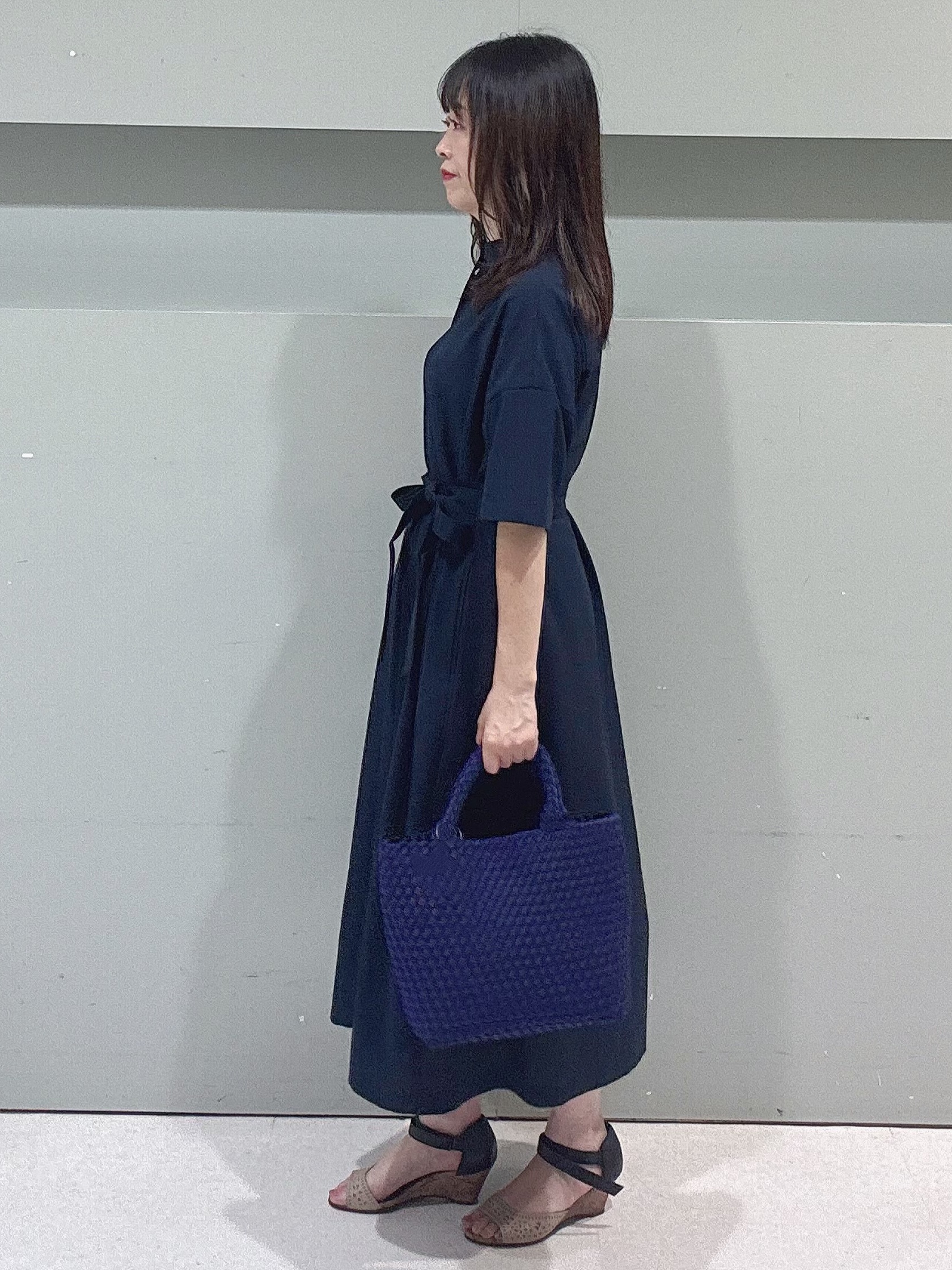 makiさんの「UNTITLED｜【UVカット/接触冷感/通気性】エアリークールワンピース」を使ったコーディネート