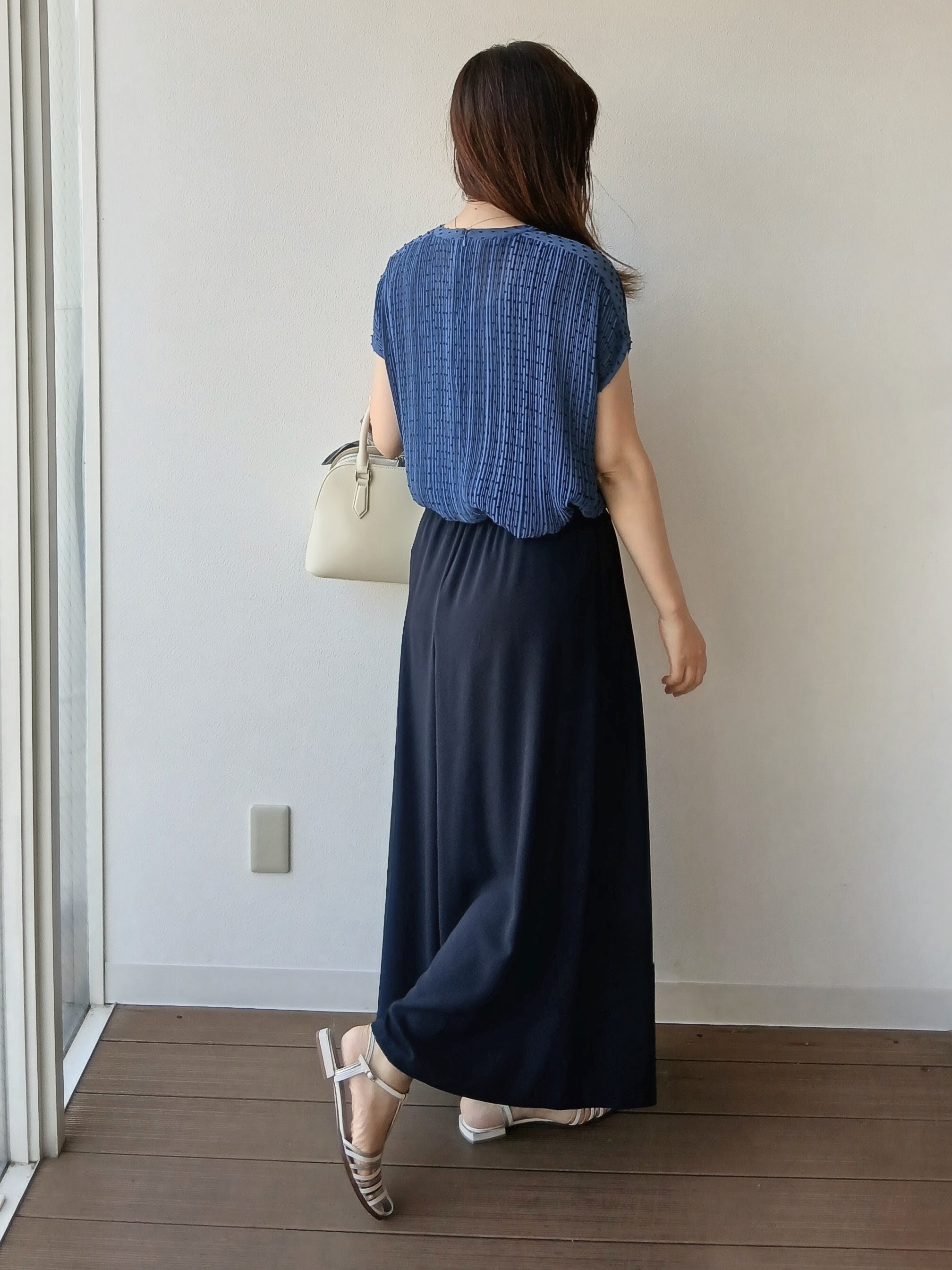 なみきさんの「UNTITLED｜◆【1枚で着映える】ドットジャガードブラウス」を使ったコーディネート