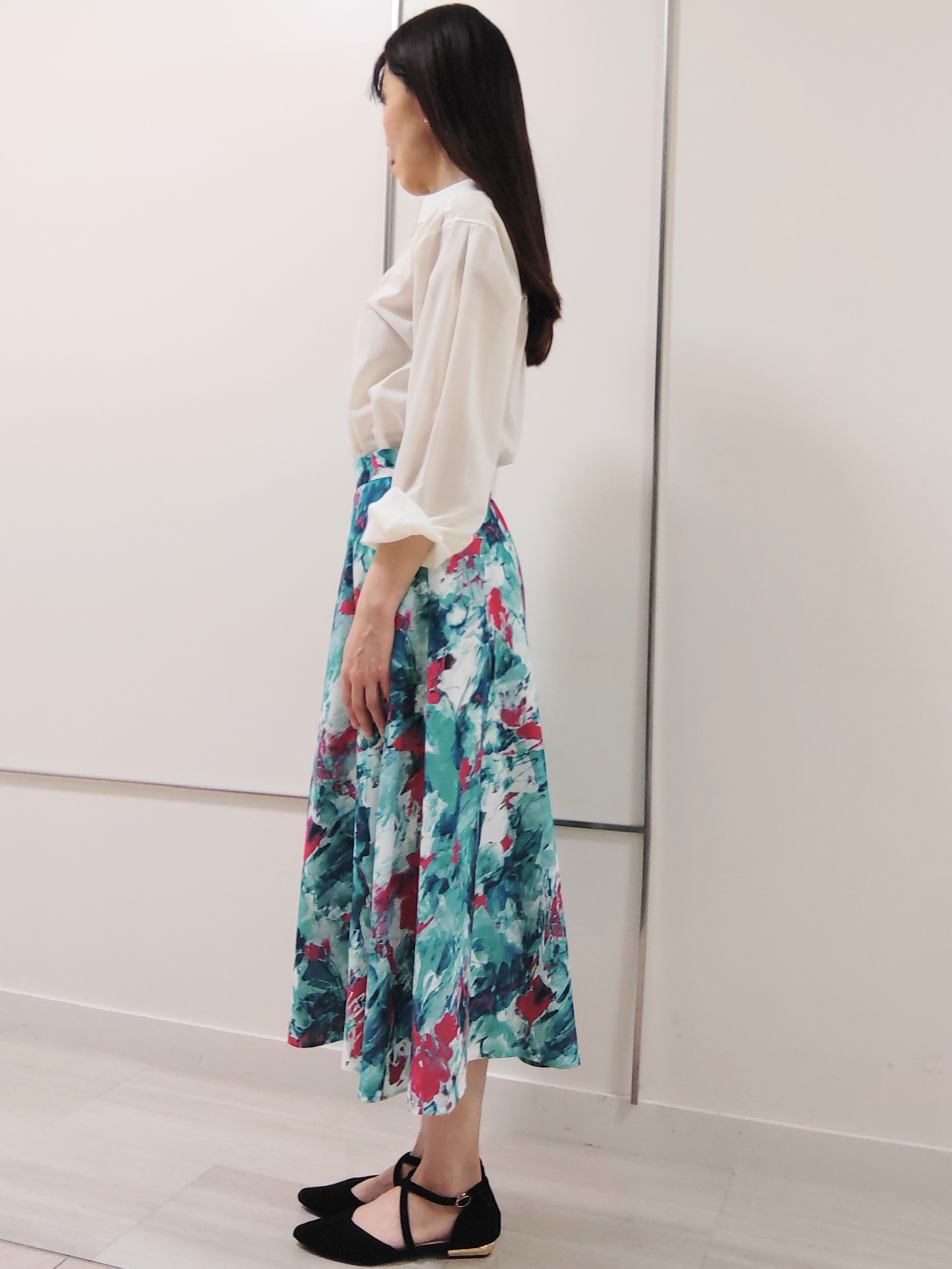 takuさんの「COUP DE CHANCE｜【手洗い可／ソフトな風合い】シアーローンシャツ」を使ったコーディネート