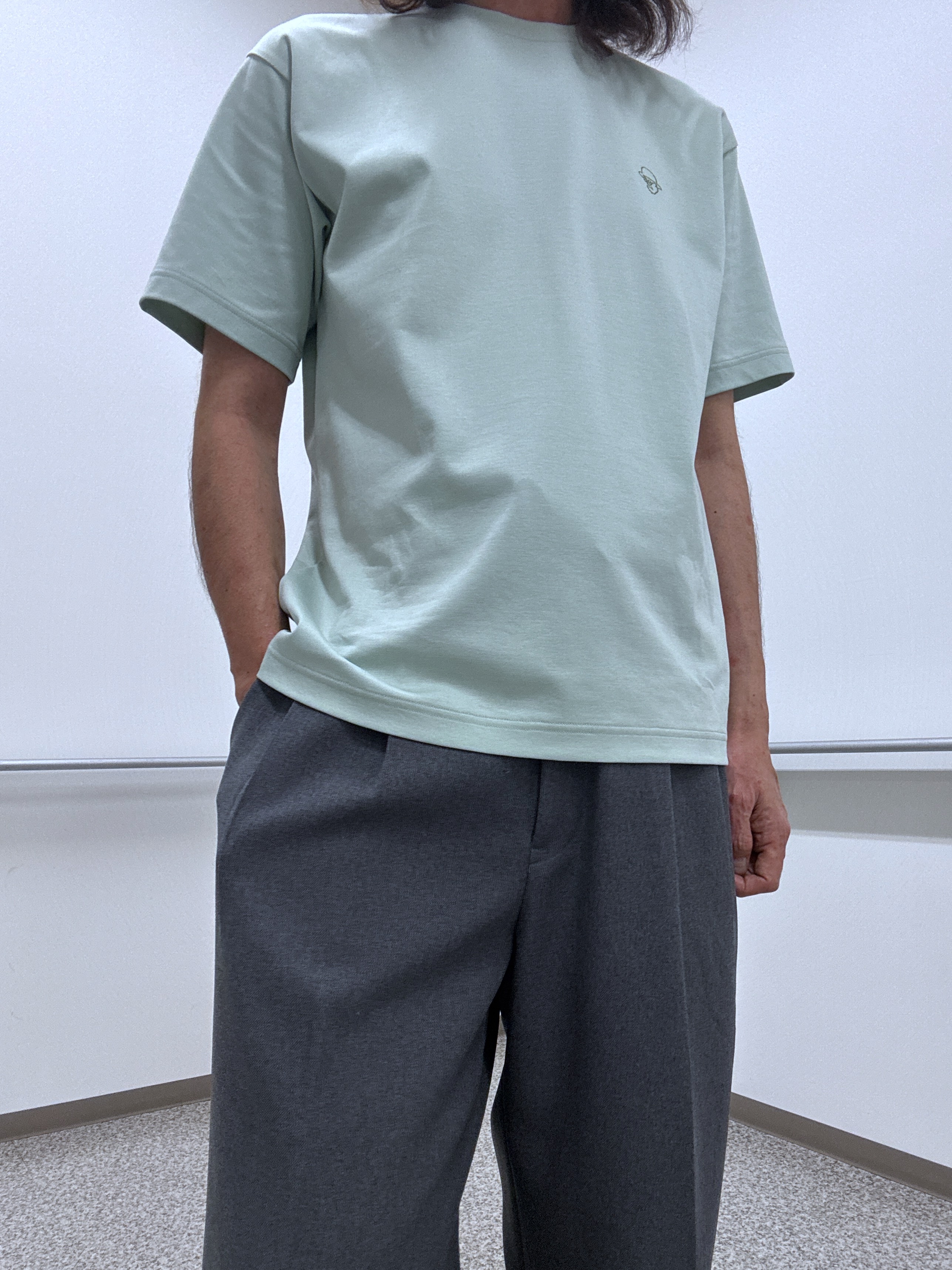 おーのさんの「TAKEO KIKUCHI｜【日本製】JFP DotAir（R）リゾートプリント半袖シャツ」を使ったコーディネート