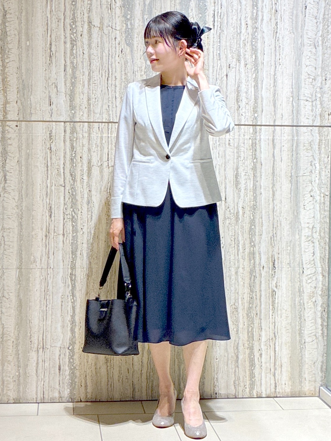  beni_gingerさんの「Reflect｜【SS-4Lサイズ／UVカット／接触冷感】匠ジャケット／ベーシックテーラード」を使ったコーディネート