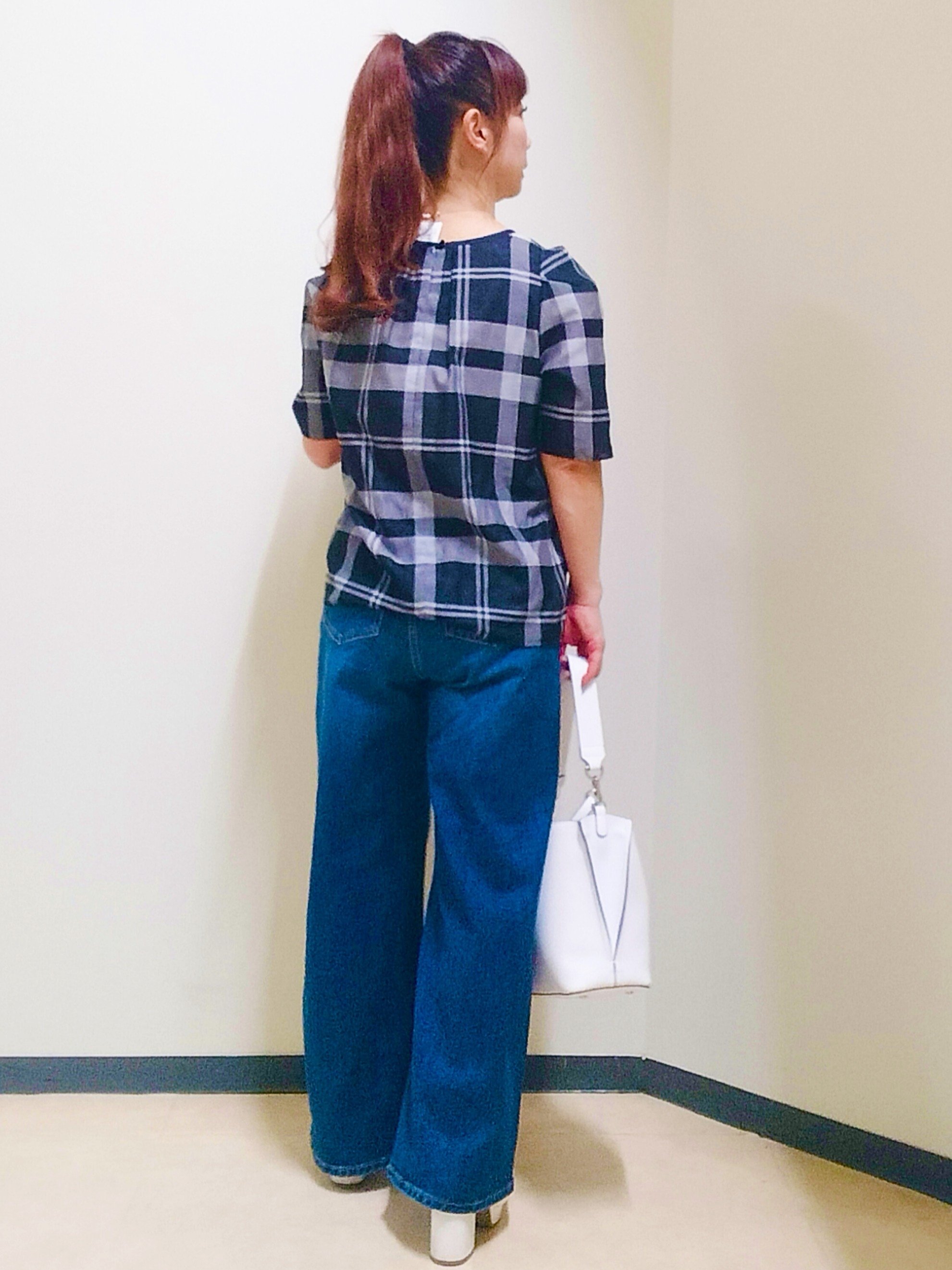 花さんの「Reflect｜フロントファスナーシアーブルゾン」を使ったコーディネート